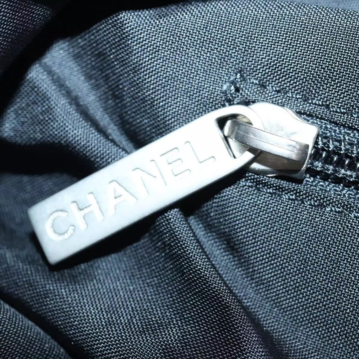Chanel CHANEL Sports Line Boston Bag Nylon Black Gray Size ONE SIZE - 3 Thumbnail