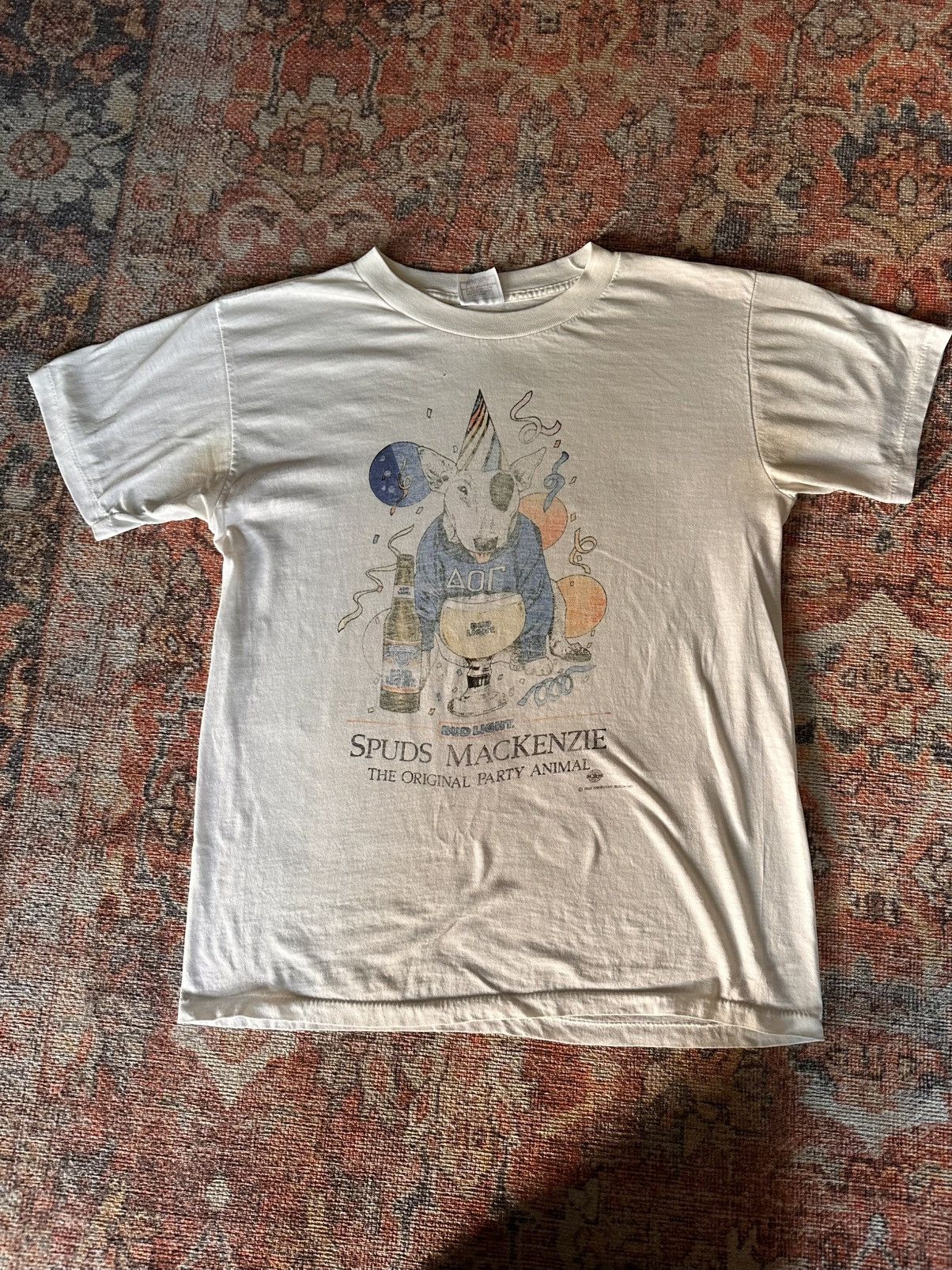Vintage Spuds Mackenzie “The Original Party Animal” Shirt 1985 Size US L / EU 52-54 / 3 - 1 Thumbnail