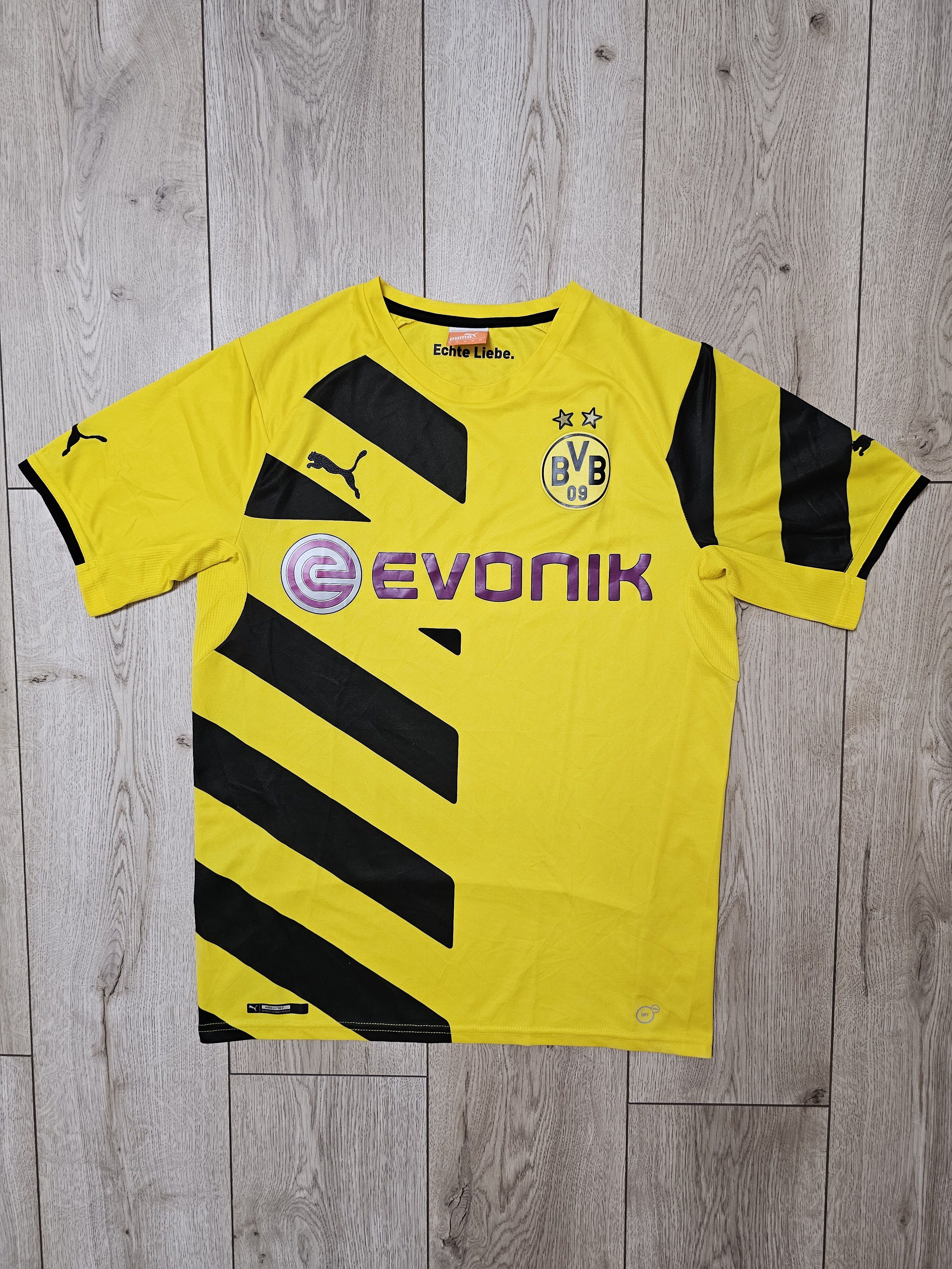 Puma BORUSSIA DORTMUND 2014 2015 HOME FOOTBALL SOCCER JERSEY Size US M / EU 48-50 / 2 - 1 Thumbnail