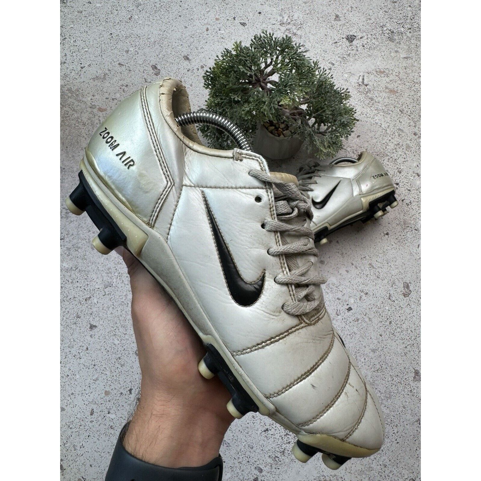 NIKE Air Zoom 90 III FG Football Vintage Soccer Size US 10.5