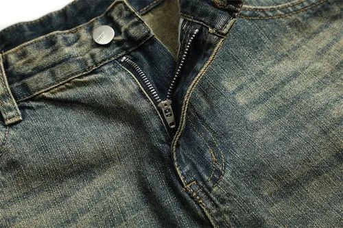 VIBE Punk washed distressed vintage men's bootcut jeans Size US 32 / EU 48 - 3 Thumbnail
