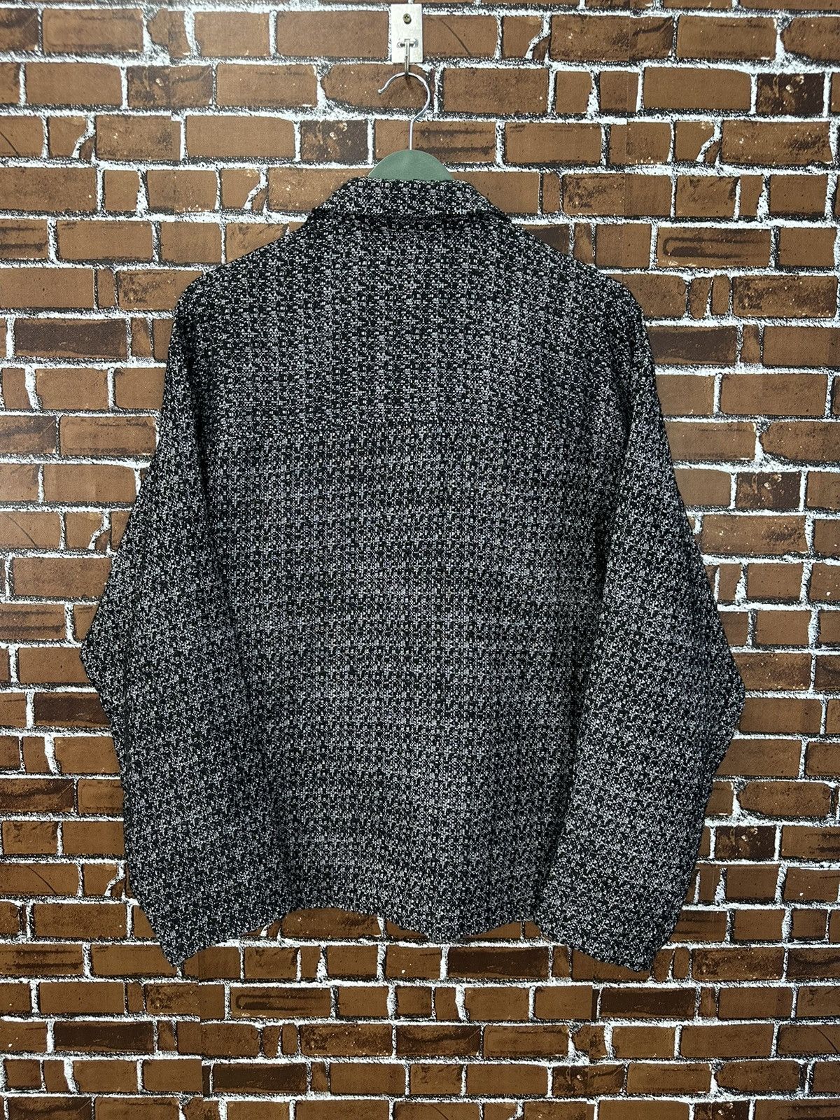 Issey Miyake Japanese Lui's Designer Knit Button Jacket Z274 Size US S / EU 44-46 / 1 - 4 Thumbnail