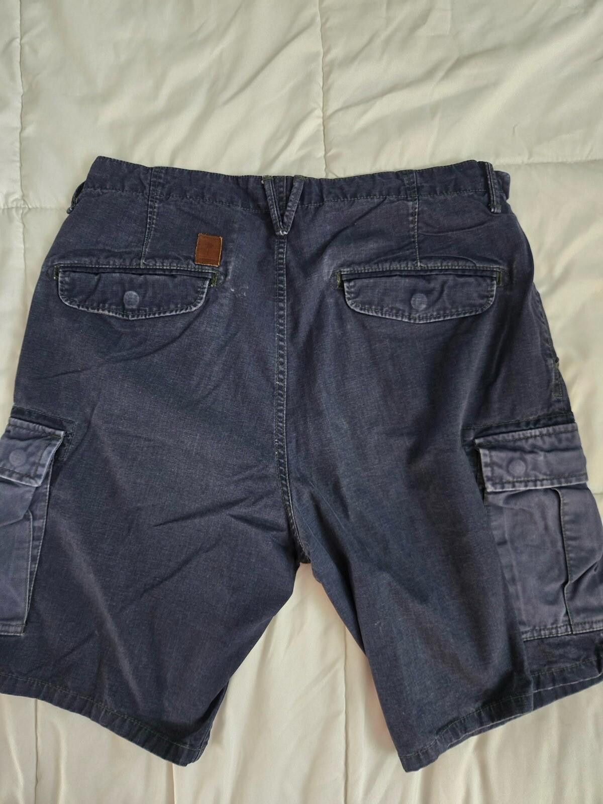 Scotch & Soda Scotch & Soda Dark Blue Cargo Pocket Shorts Size 33 Size US 33 - 4 Thumbnail
