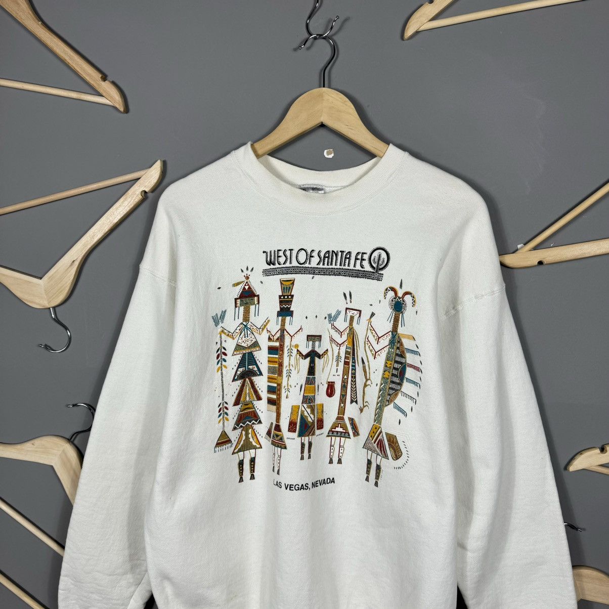 Vintage Vintage 90s Las Vegas Nevada Sweatshirt Size US XL / EU 56 / 4 - 4 Thumbnail