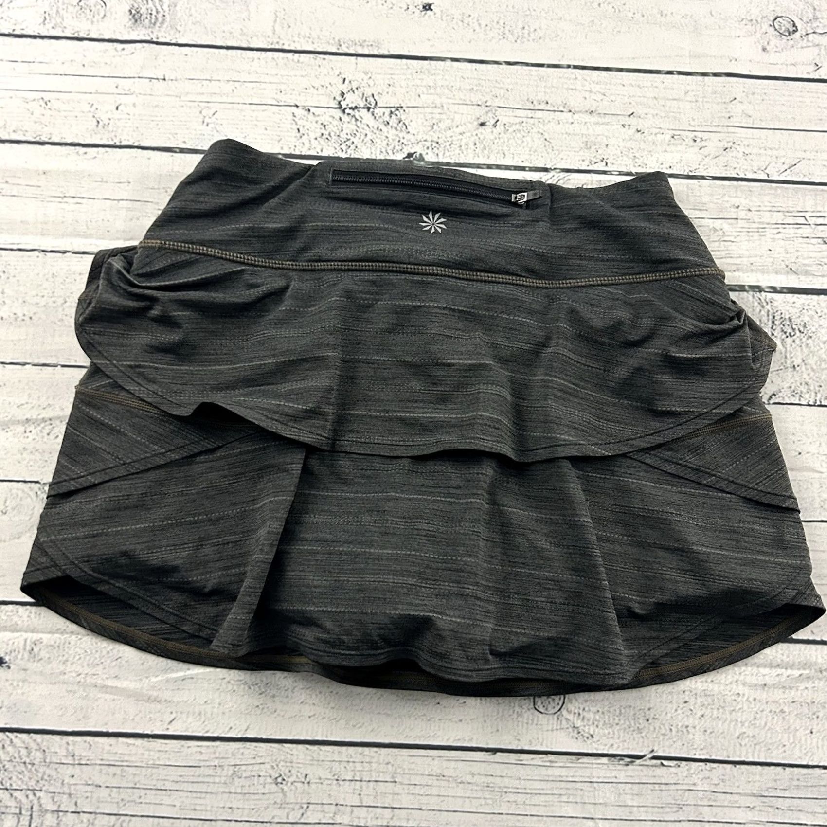 Athleta Athleta Skirt Women's S Gray Tennis Athletic Ruffle Casual Activewear Short/Skirt Women’s Small Gray Tennis Size 28" / US 6 / IT 42 - 5 Thumbnail