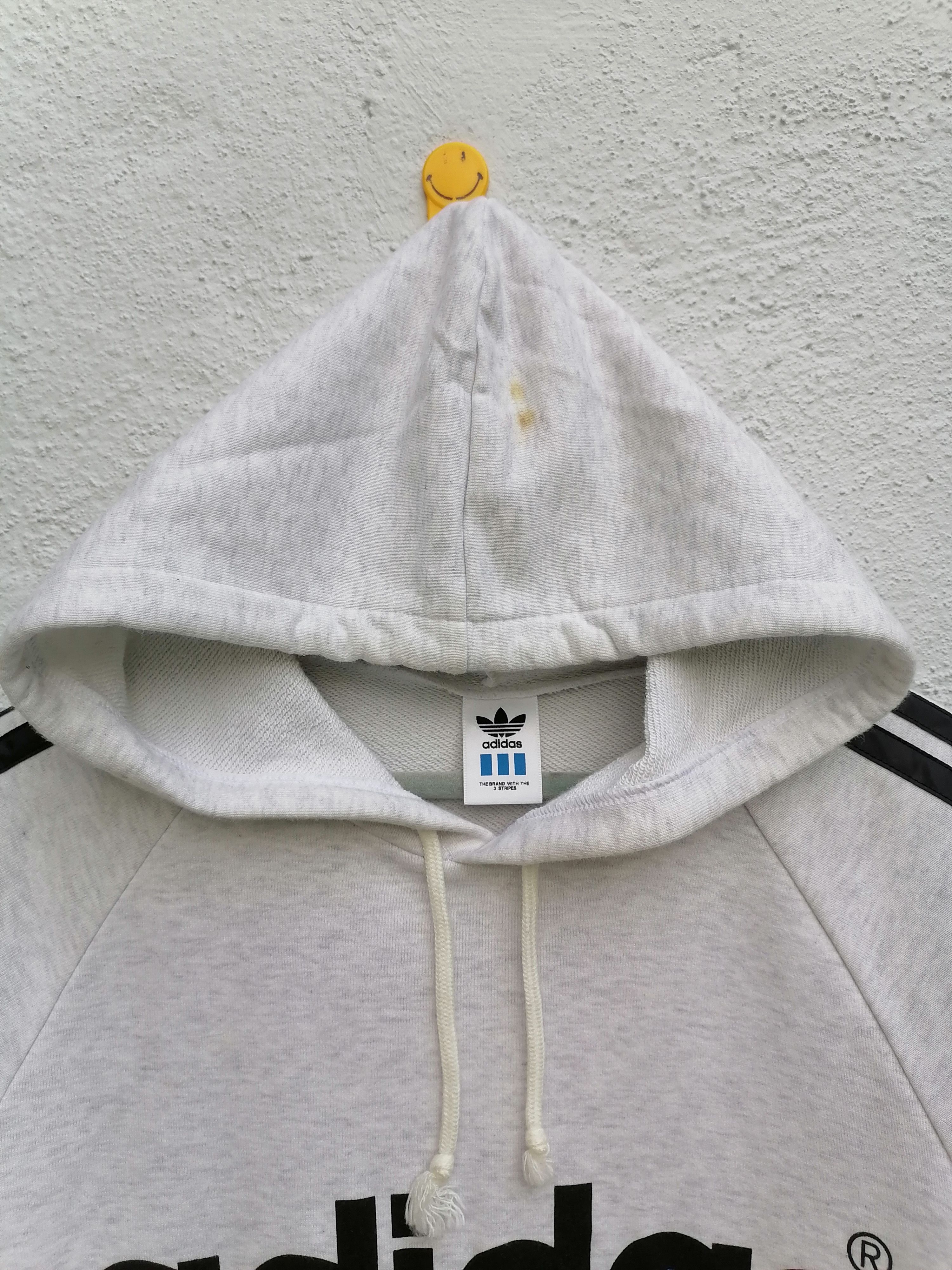 Adidas × Vintage Vintage 90s Adidas 3 Stripes Hoodies Size US M / EU 48-50 / 2 - 4 Thumbnail