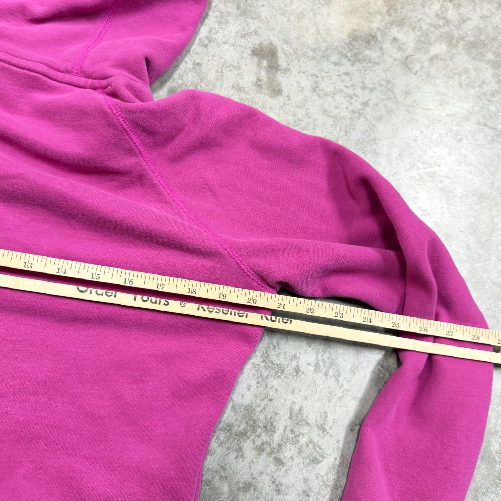 The North Face The North Face Hoodie Womens Large Pink Logo Pullover Fleece Sweatshirt Graphic Size L / US 10 / IT 46 - 7 Thumbnail