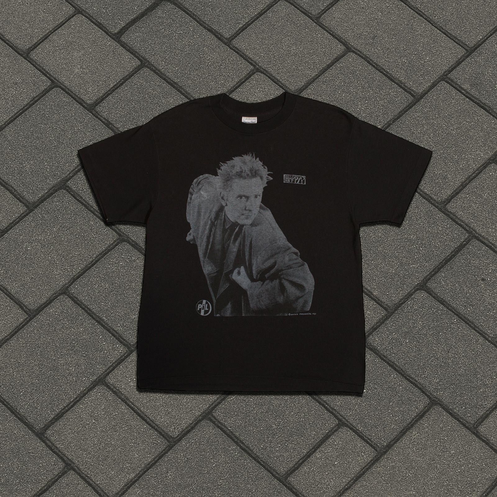 Vintage 1987 Johnny Rotten Happy? Tour Tee Size US L / EU 52-54 / 3 - 1 Thumbnail