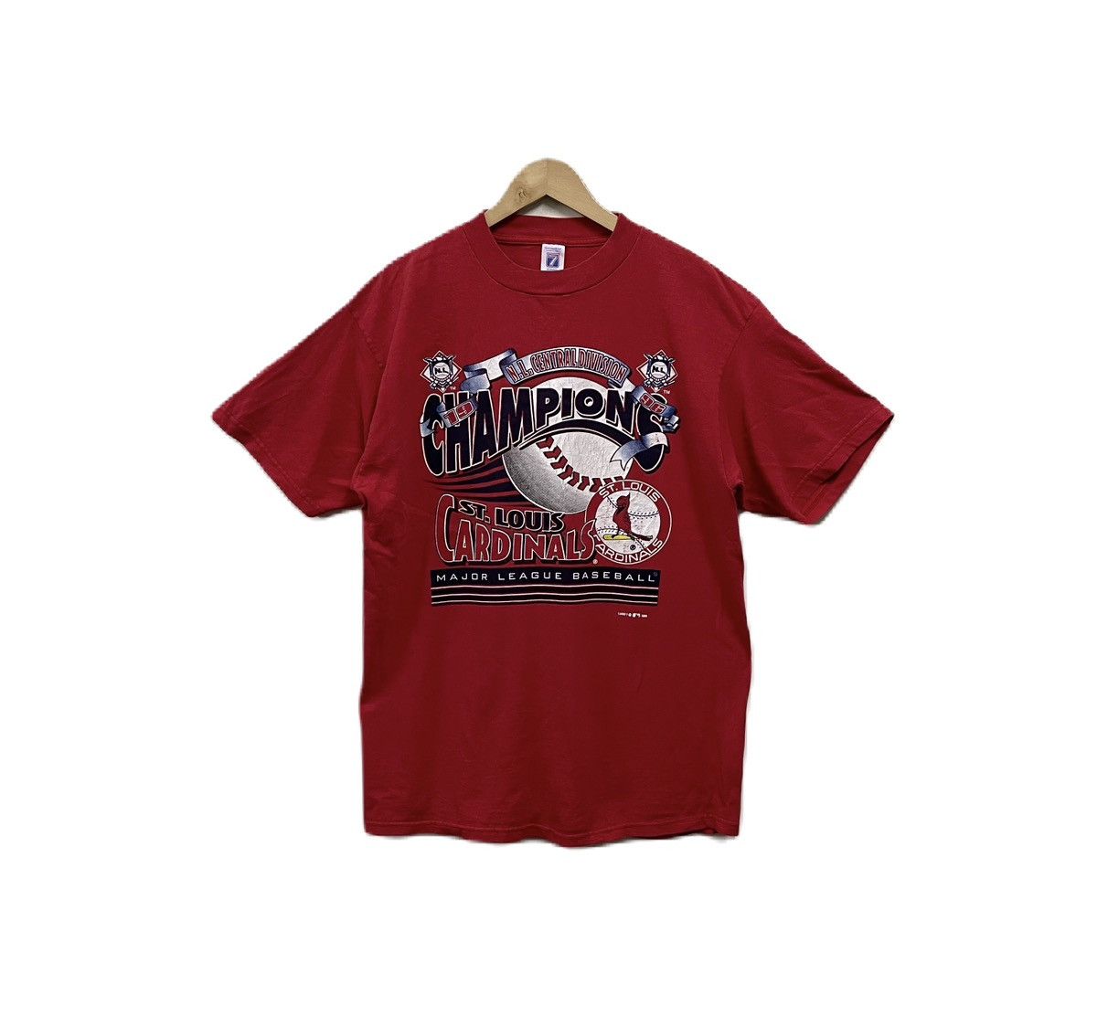Logo 7 Vintage 90s St Louis Cardinals MLB Tshirt Size US L / EU 52-54 / 3 - 1 Thumbnail