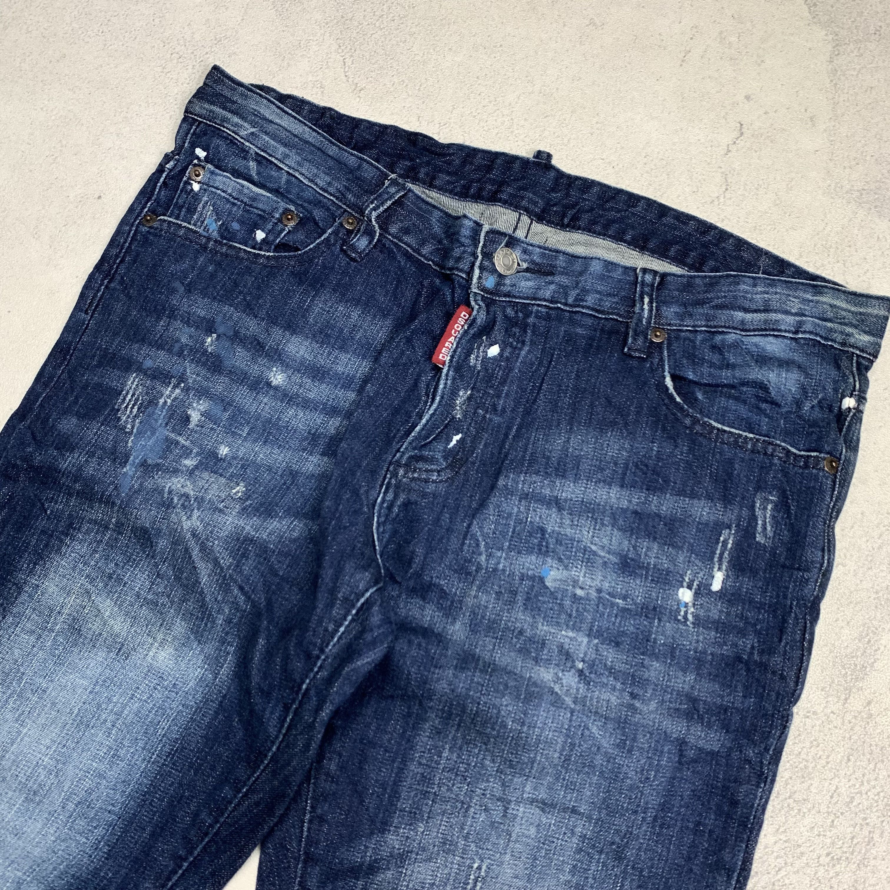 Dsquared2 Dsquared2 Distressed Scratch Denim Jeans Size US 36 / EU 52 - 3 Thumbnail