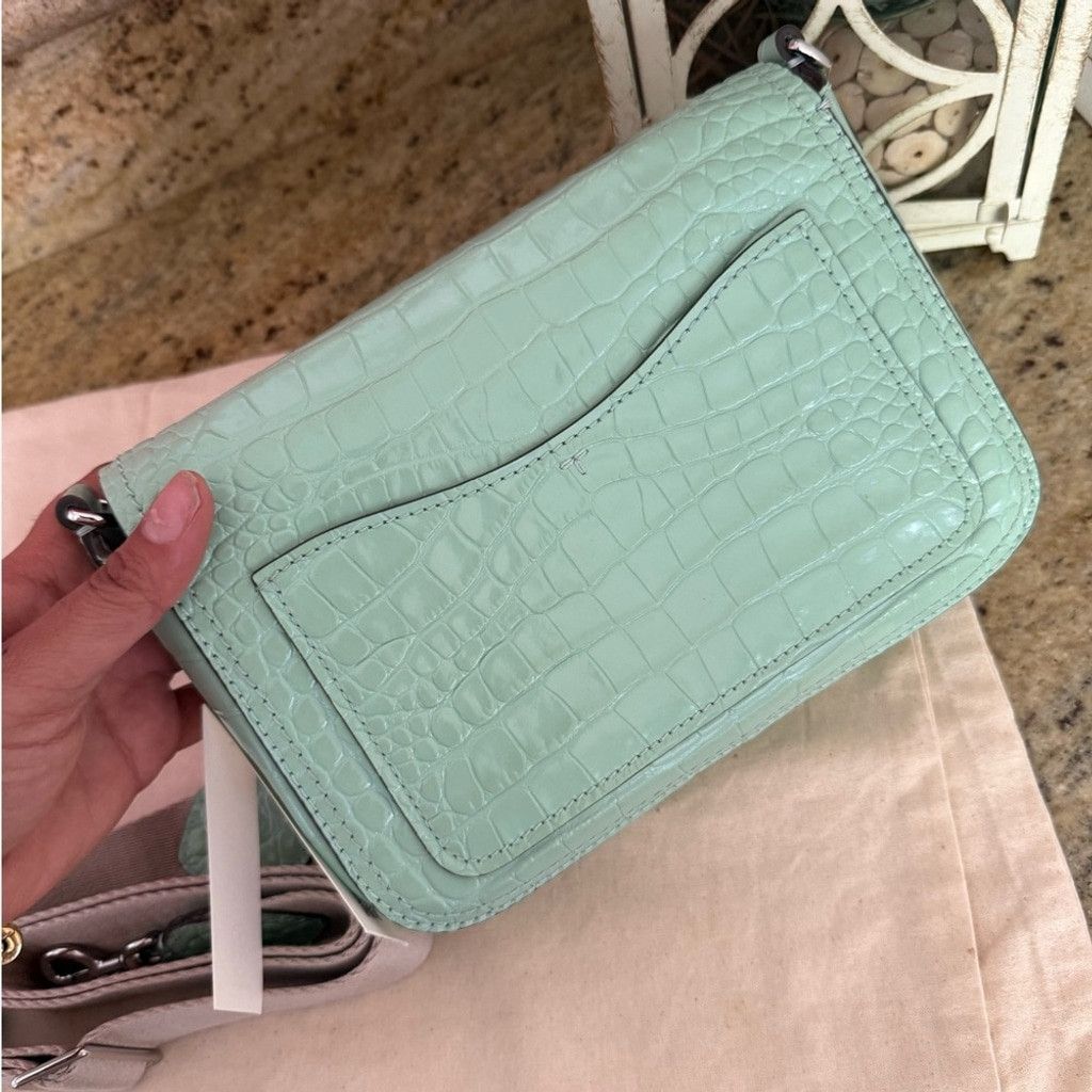 Tory Burch Tory Burch THEA EMBOSSED FLAP CROSSBODY / shoulder Size ONE SIZE - 6 Thumbnail