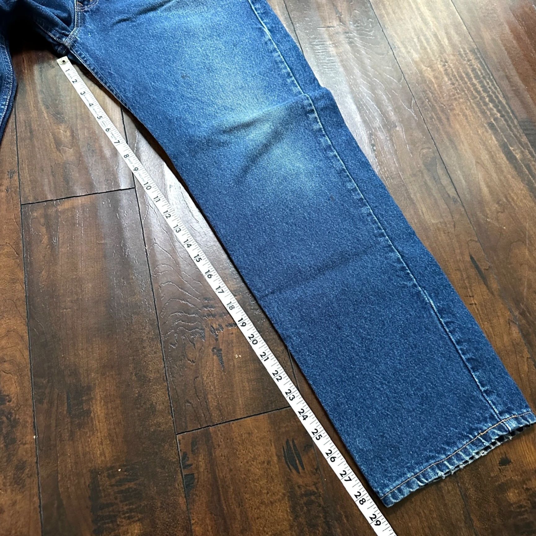 Levi's VINTAGE Levi's 505 Jeans Mens 38x30 Denim Blue 90s 5-Pocket Regular Straight 40505 Canada - (Note: remove extra hyphen?) Size US 38 / EU 54 - 5 Thumbnail