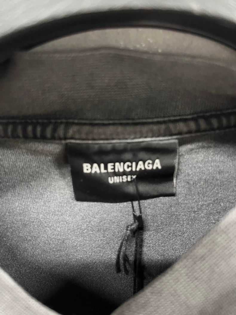 Balenciaga Balenciaga Georgian Night View Washed Long Sleeve Shirt, S Size US S / EU 44-46 / 1 - 3 Thumbnail