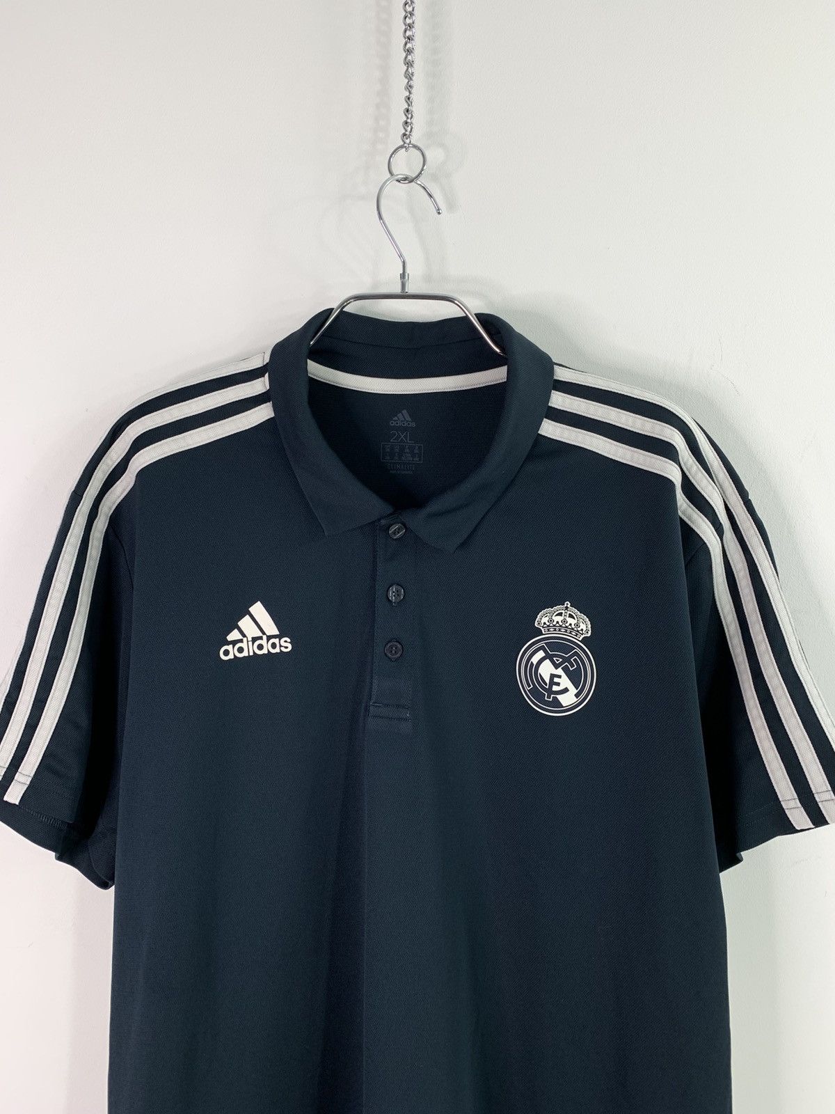Adidas FC Real Madrid Adidas Polo Shirt Jersey 2018-2019 XXL Size Size US XXL / EU 58 / 5 - 4 Thumbnail
