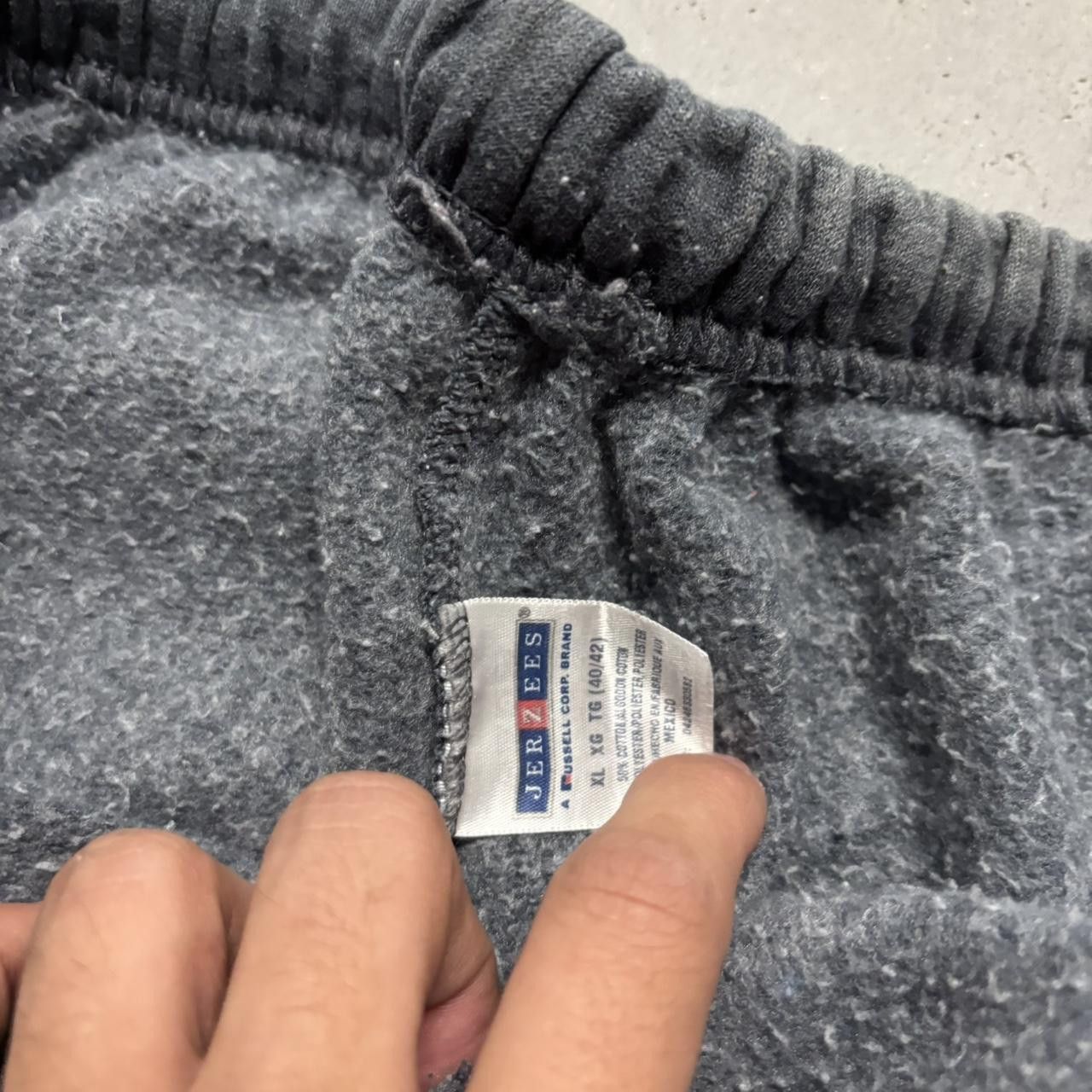 Japanese Brand × Vintage Crazy Vintage Y2K/2000s Baggy Grey Streetwear Skater Style Sweatpants! Size US 36 / EU 52 - 6 Thumbnail