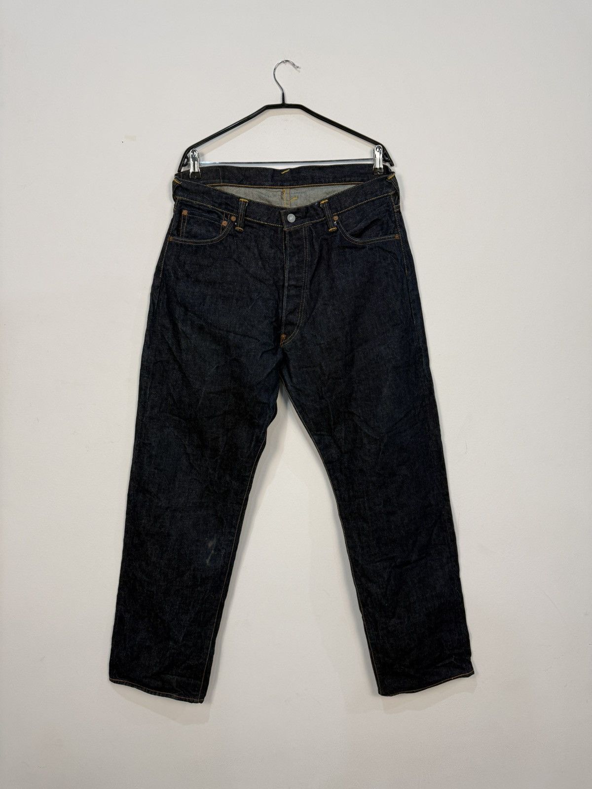 Evisu Evisu 2001 Lot Big Yellow Seagull Jeans 36/35 Vintage Y2K Size US 36 / EU 52 - 4 Thumbnail