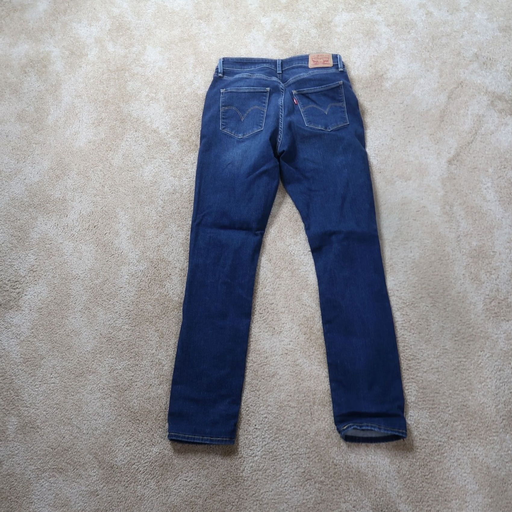 Levi's Levi's Mid Rise Skinny Jeans Womens 8 Blue Stretch Denim Jeans Skinny Pants Ladies 8 Blue Size 30" / US 8 / IT 44 - 7 Thumbnail