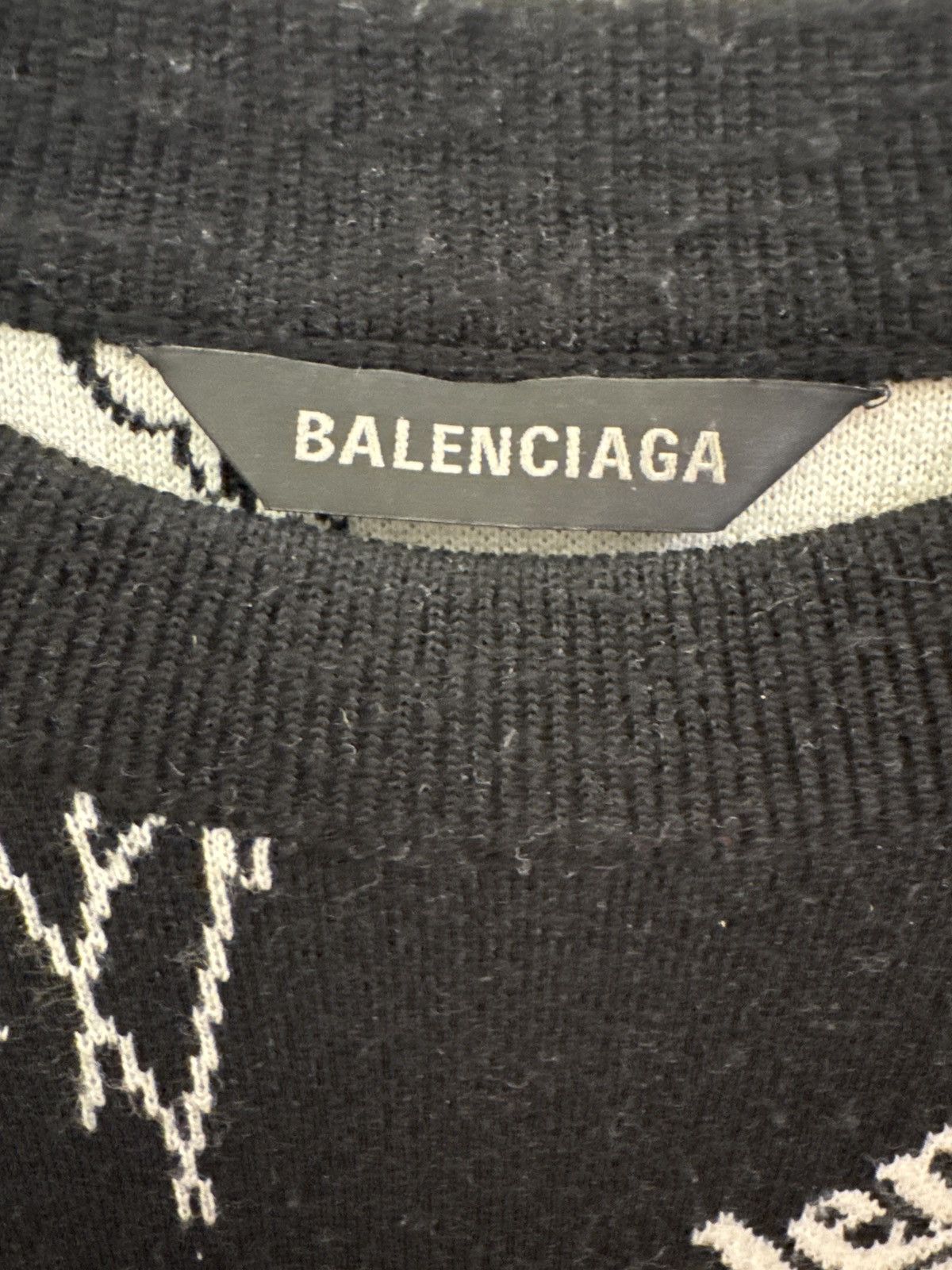Balenciaga Logomania Sweater Size US XS / EU 42 / 0 - 3 Thumbnail