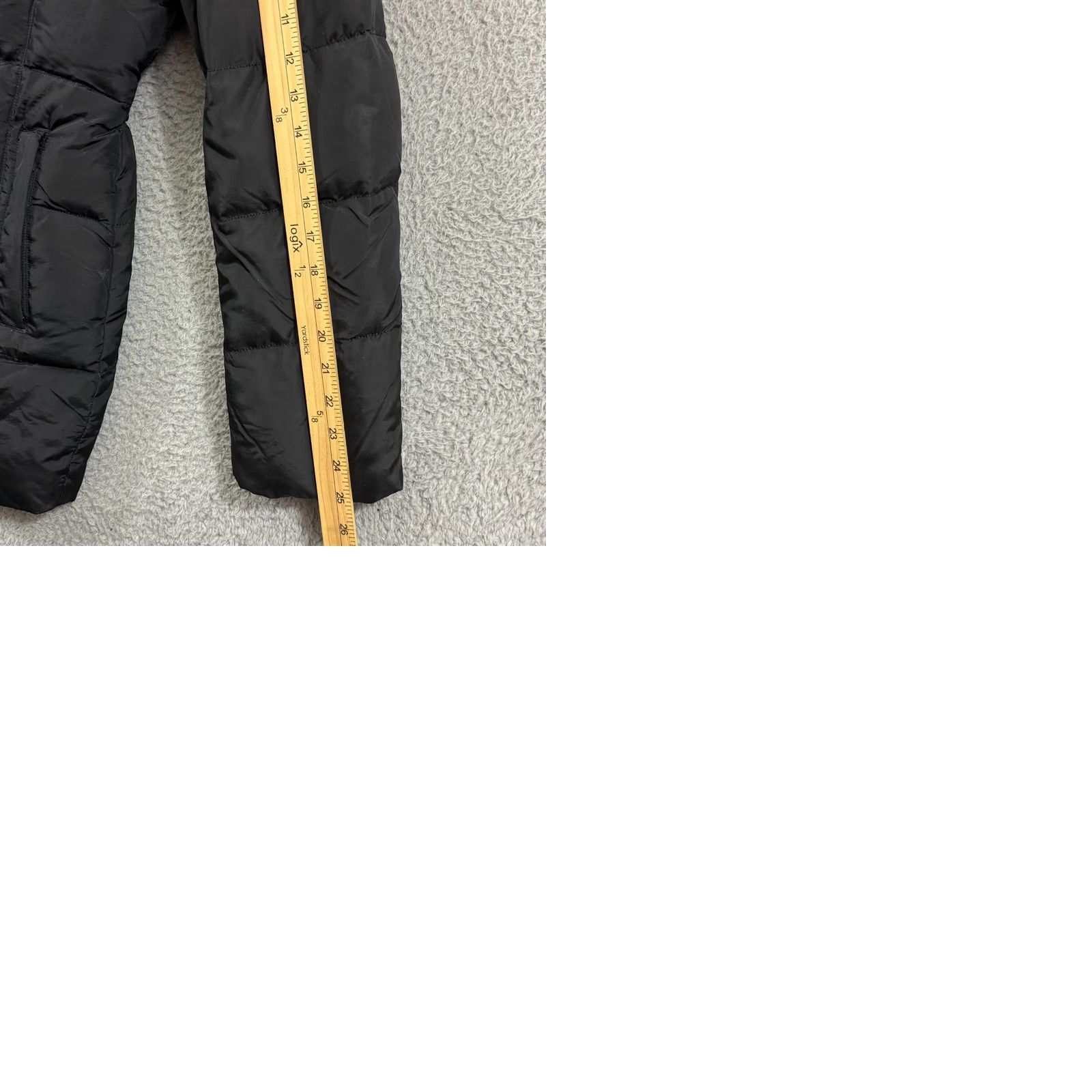 Lands' End Lands End Jacket Womens M 10-12 Black Hooded Puffer Parka Down Quilted Weathergear Zip Pockets Size M / US 6-8 / IT 42-44 - 9 Thumbnail