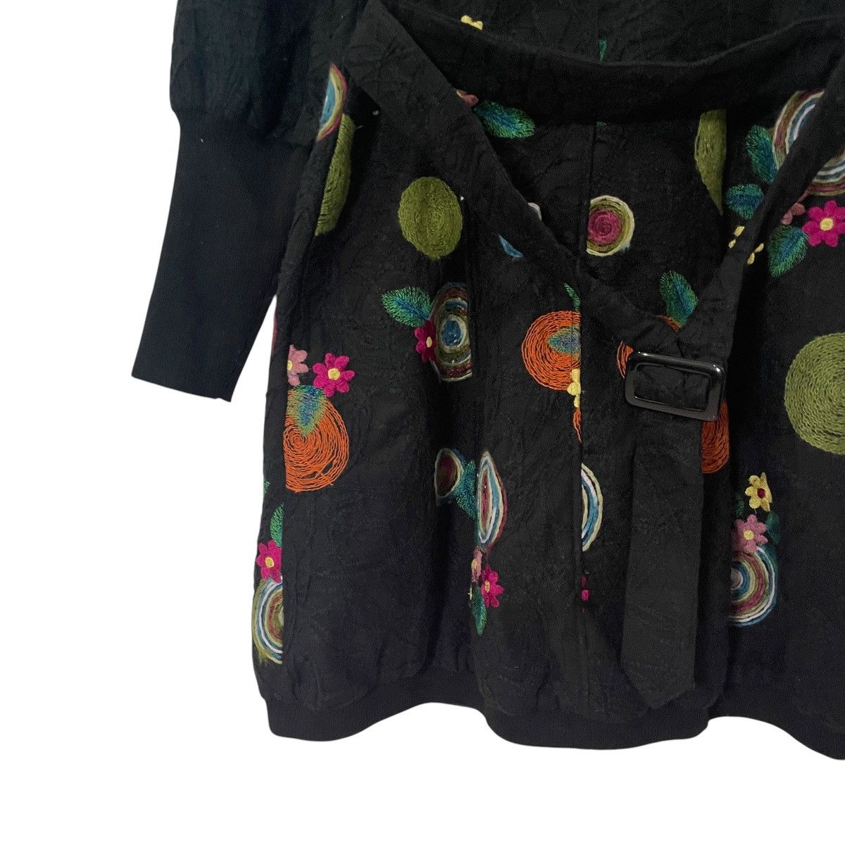 Japanese Brand Vintage Jacopass Embroidery Art Trench Jacket Size L / US 10 / IT 46 - 9 Thumbnail