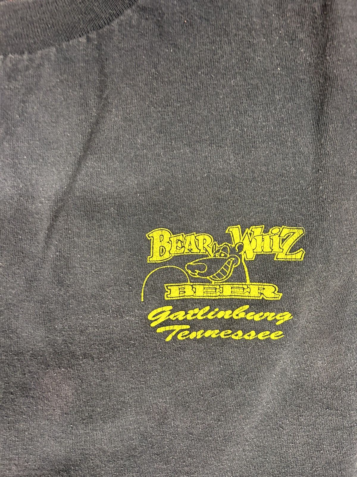 Japanese Brand × Vintage Crazy Vintage 90s Essential Beer Humor Graphic T-Shirt Black Size US L / EU 52-54 / 3 - 3 Thumbnail