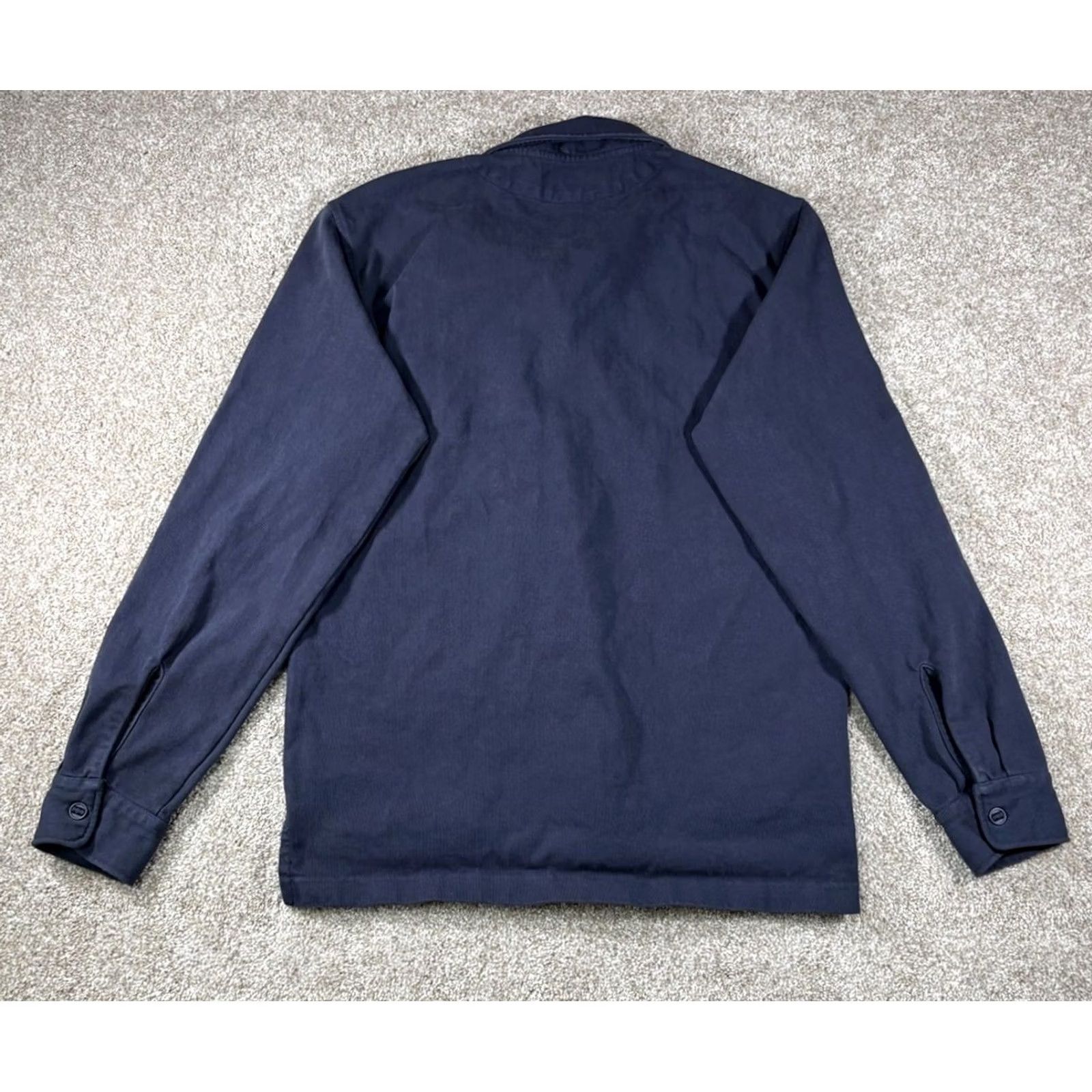 Vintage Oobe Brand Henley Long Sleeve Shirt Navy Blue 100% Cotton • Mens Size S Size US S / EU 44-46 / 1 - 5 Thumbnail