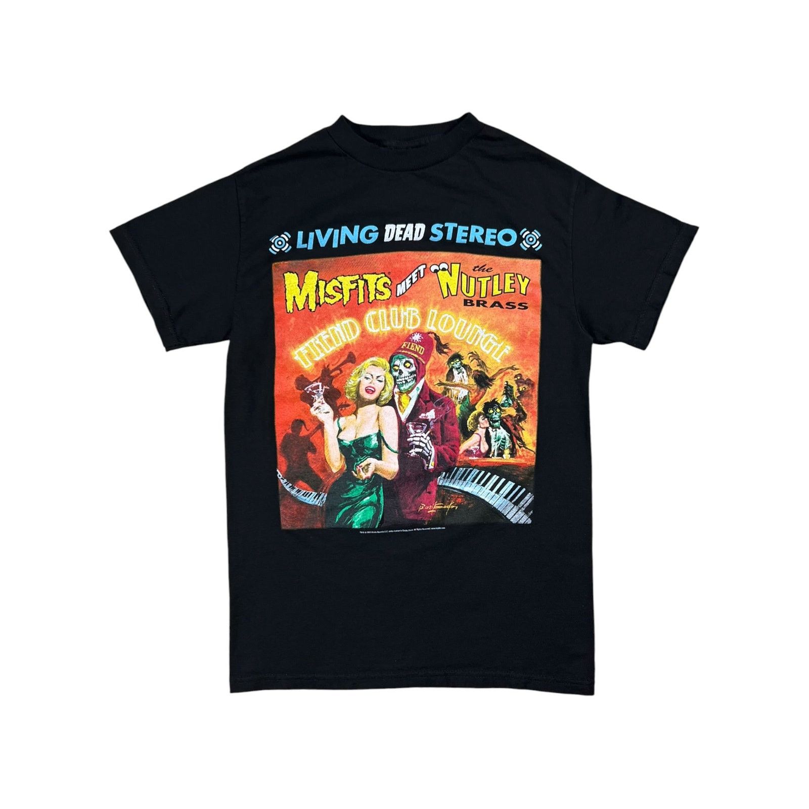 Band Tees × Misfits × Vintage Vintage 2005 Misfits Records Fiend Club Lounge band tee (S) Size US S / EU 44-46 / 1 - 1 Thumbnail