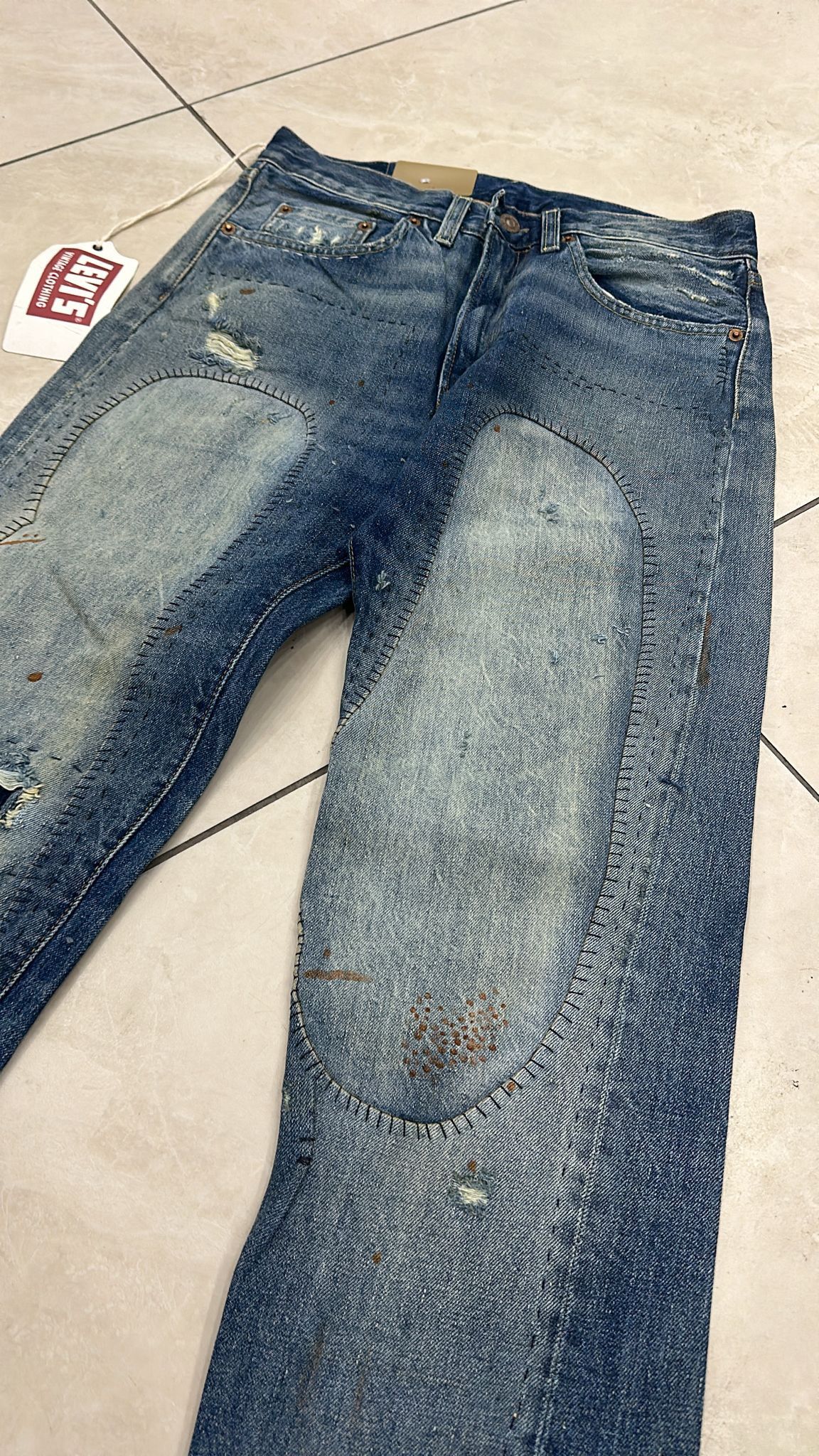 Levi's Vintage Clothing LVC Levi's Vintage Clothing 1954 501Z XX BigE Selvedge Jeans Size US 29 - 5 Thumbnail