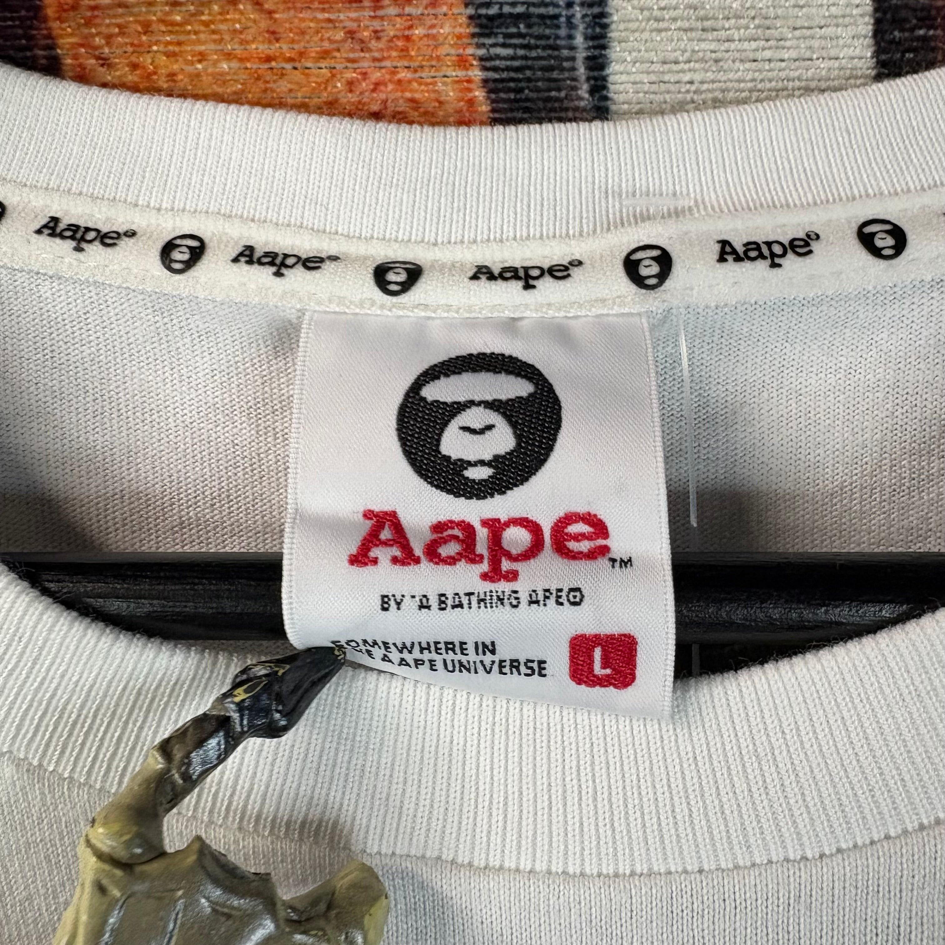 Aape AAPE Orange Camo OG Moonface Tee Size Large Size US L / EU 52-54 / 3 - 3 Thumbnail