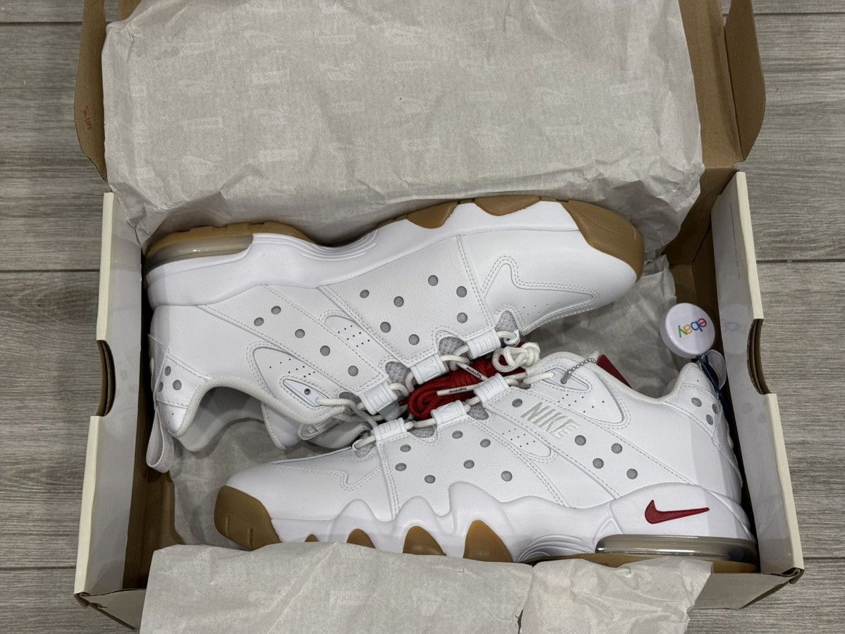 Nike × Supreme Supreme Nike SB Air Max 2 CB '94 Low White Varsity Red Sz 12 Size US 12 / EU 45 - 3 Thumbnail