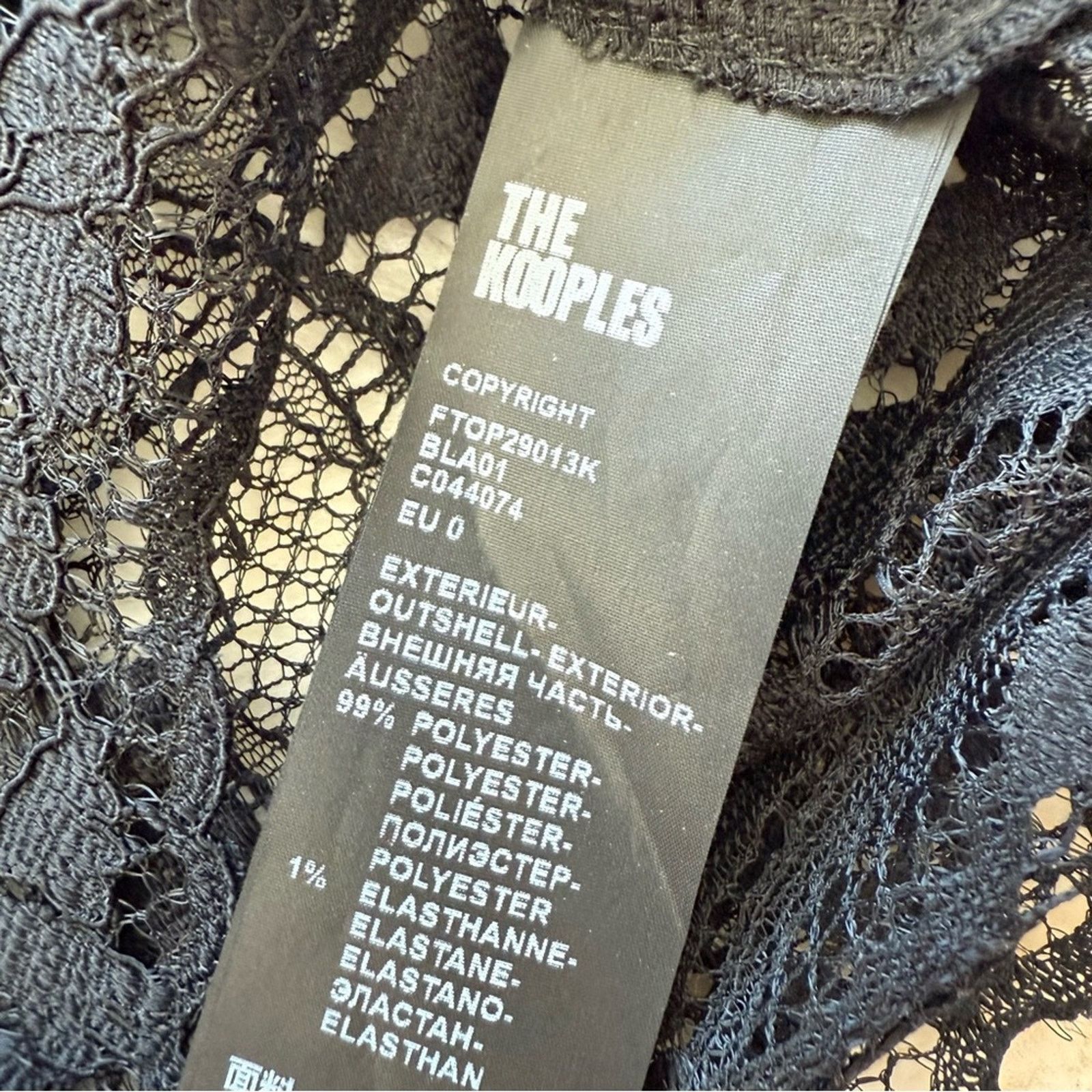 The Kooples NWT!!! The Kooples women laces top size 0 or XS Retail 215$ Size XS / US 0-2 / IT 36-38 - 7 Thumbnail