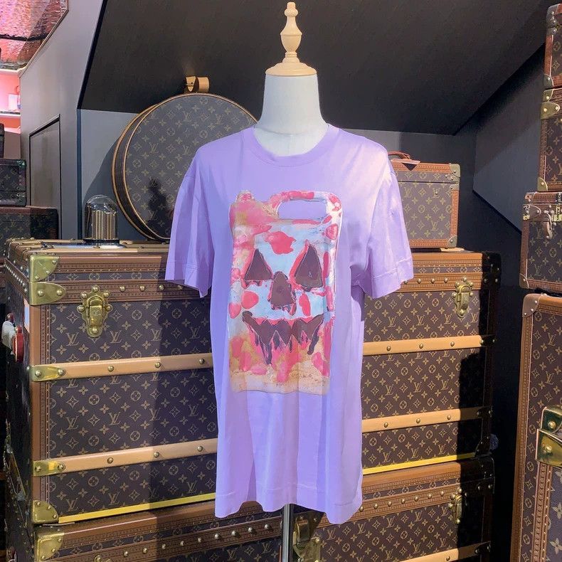 Givenchy GIVENCHY Purple Graphic Short Sleeve T-shirt - dmc Size US XS / EU 42 / 0 - 1 Thumbnail