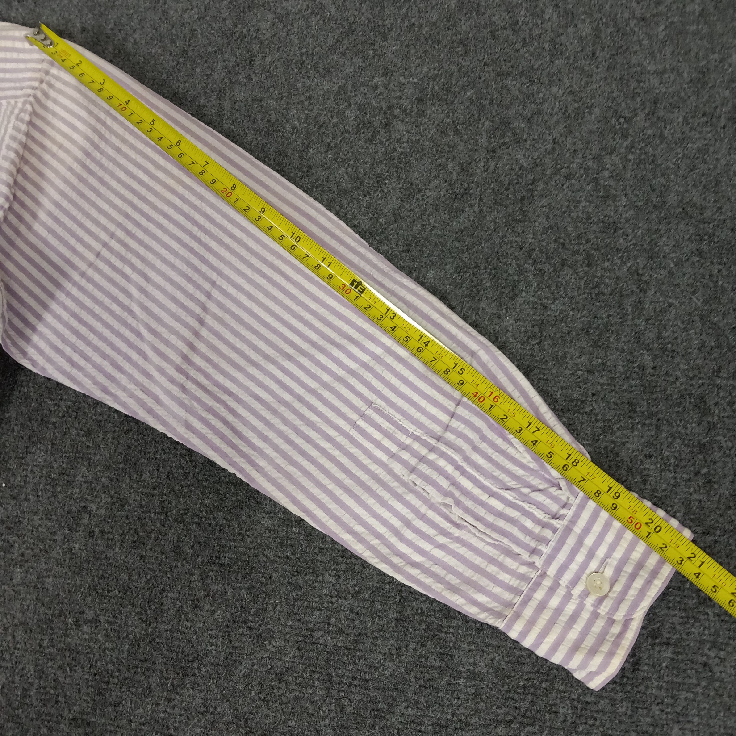 Issey Miyake × Vintage Issey Miyake Japanese Designer Strips Shirt Size US M / EU 48-50 / 2 - 8 Thumbnail