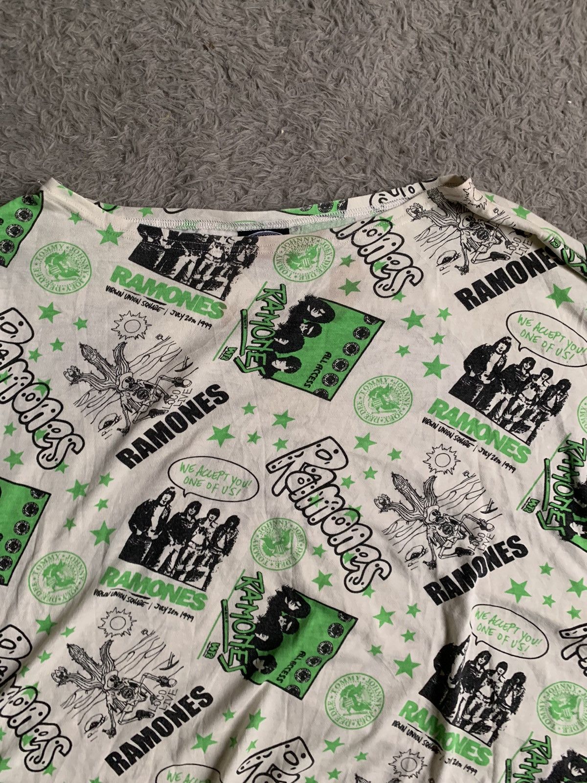 Hysteric Glamour Hysteric Glamour x Ramones Asymmetric Tee Size ONE SIZE - 3 Thumbnail