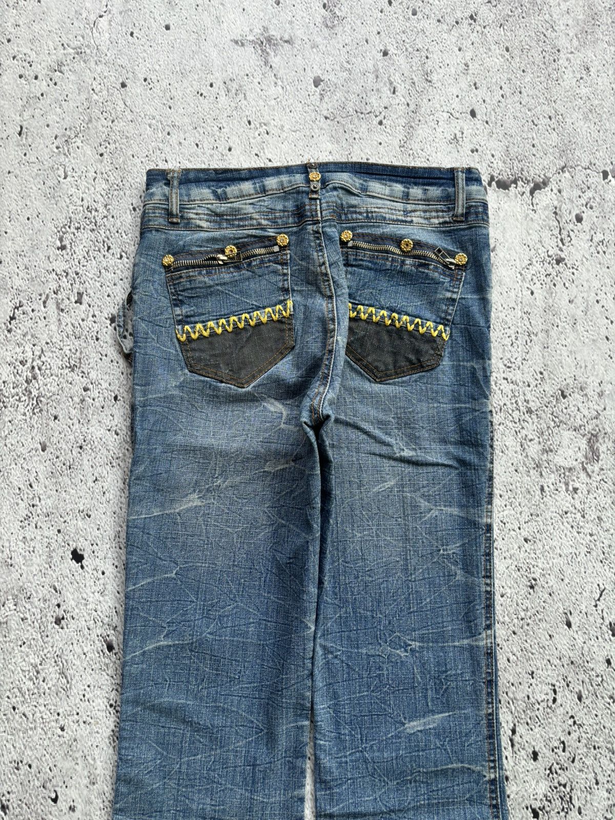 Hysteric Glamour Y2k Rock star Ifsixwasnine Punk style jeans Size US 29 - 3 Thumbnail