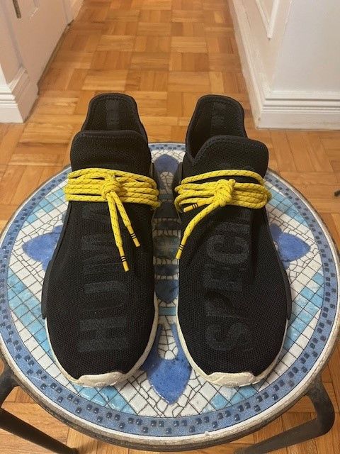 Adidas Pharrell Adidas NMD HU Pharrell Human Species Black Grailed