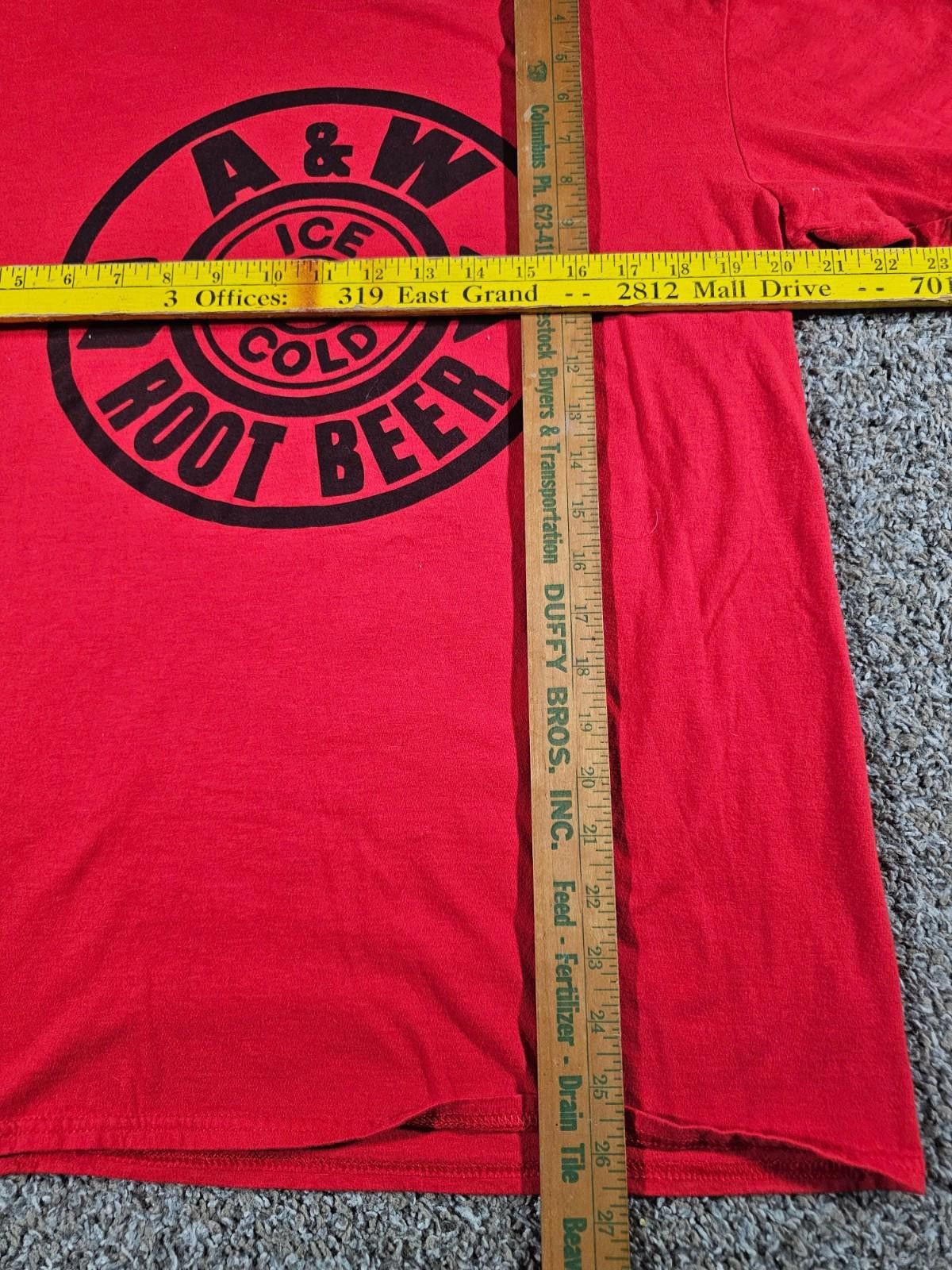 A-COLD-WALL* Ice Cold A&W Root Beer Red Tshirt Size US M / EU 48-50 / 2 - 3 Thumbnail