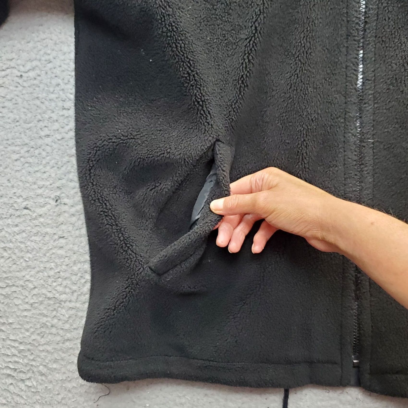 Vintage Forecaster Sport Jacket Womens Small Black Hooded Fleece Zip Pockets Size S / US 4 / IT 40 - 8 Thumbnail