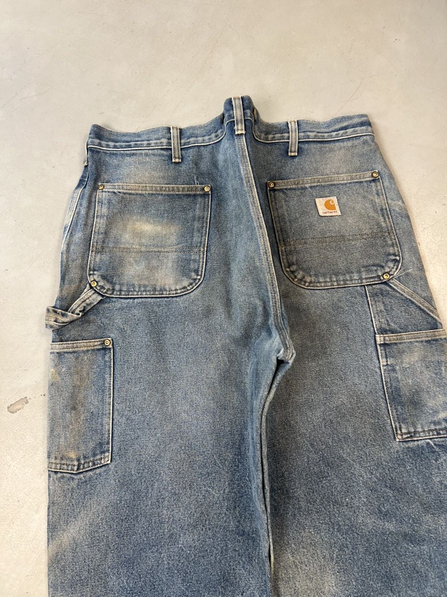Carhartt Vintage Carhartt B136 dst double knee denim Size US 42 / EU 58 - 8 Thumbnail