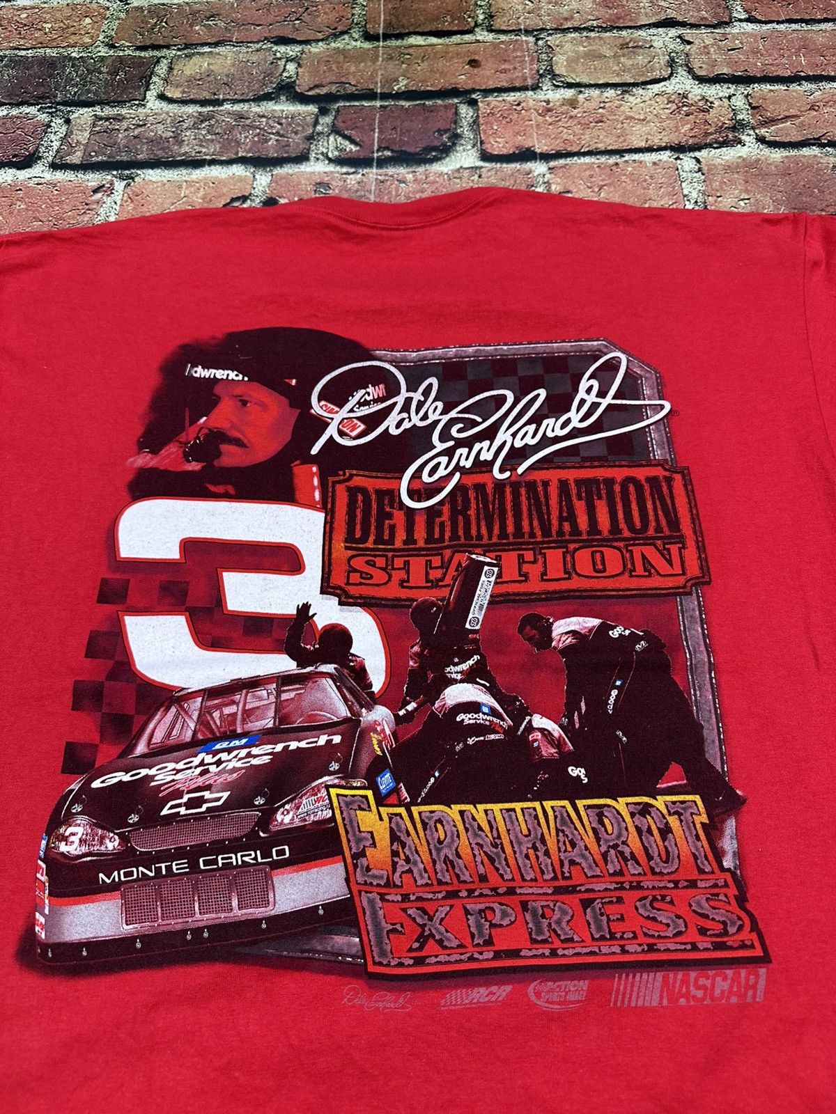 Chase Authentics Vintage Dale Earnhardt Express NASCAR T-Shirt Double Sided Size US L / EU 52-54 / 3 - 4 Thumbnail