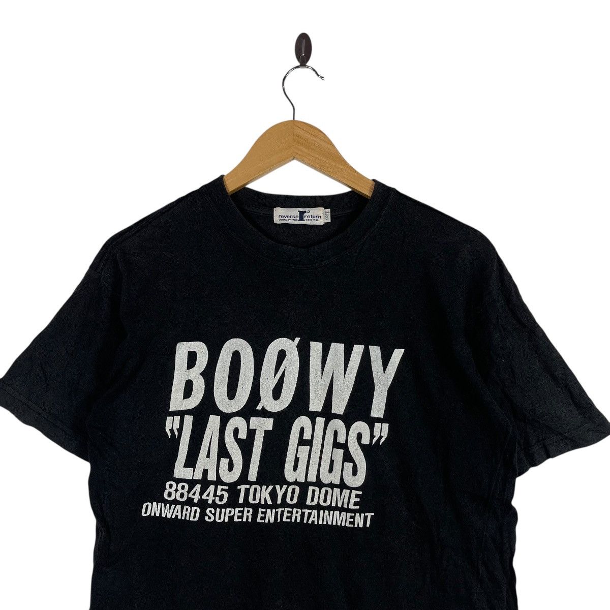 Vintage Vtg BOØWY “Last Gigs” Tokyo Dome 1988–1989 Concert T-Shirt Size US M / EU 48-50 / 2 - 2 Thumbnail