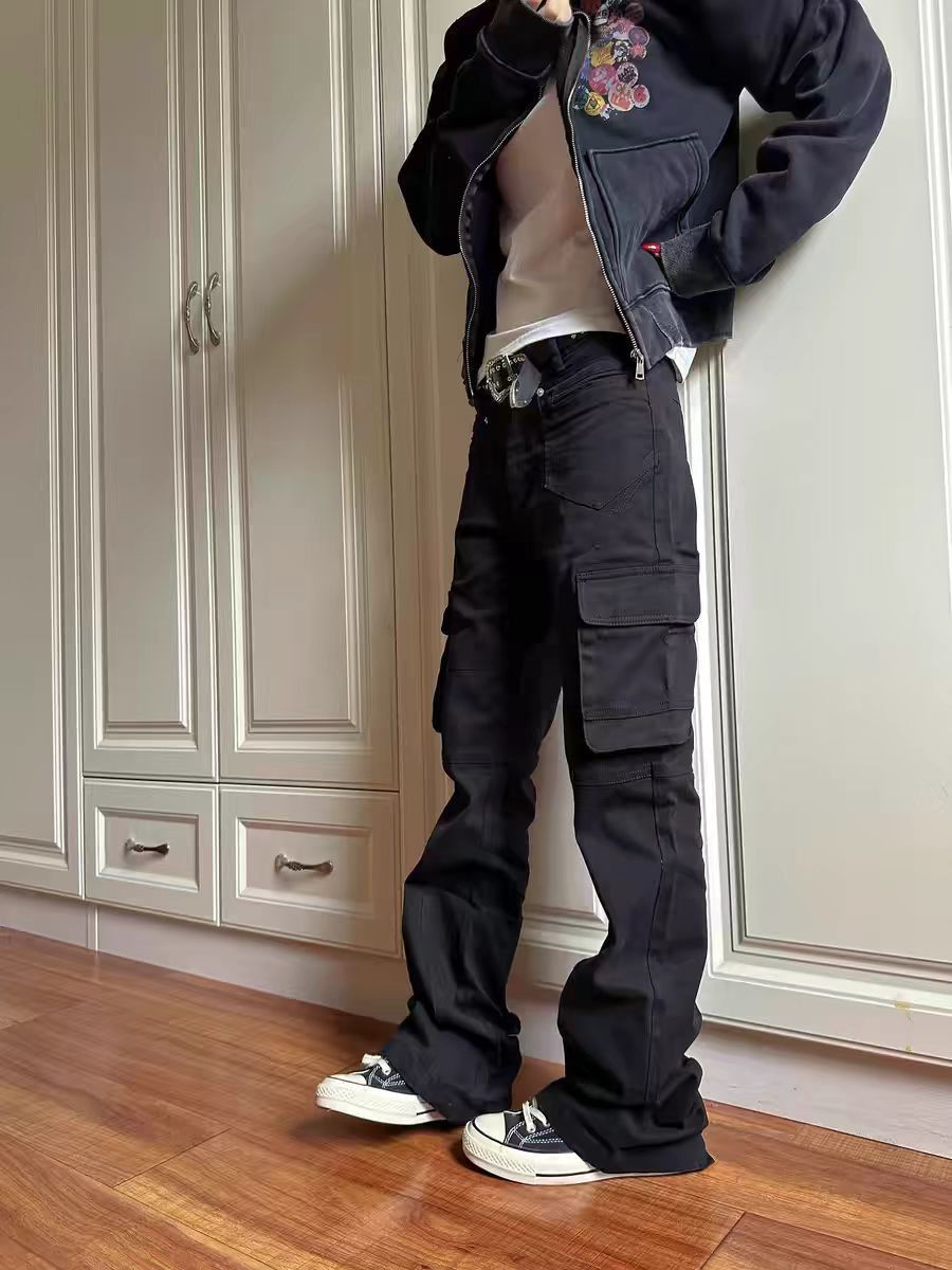 Japanese Brand × Vintage Straight Micro Flare Workwear Loose Casual Pants Size US 30 / EU 46 - 3 Thumbnail