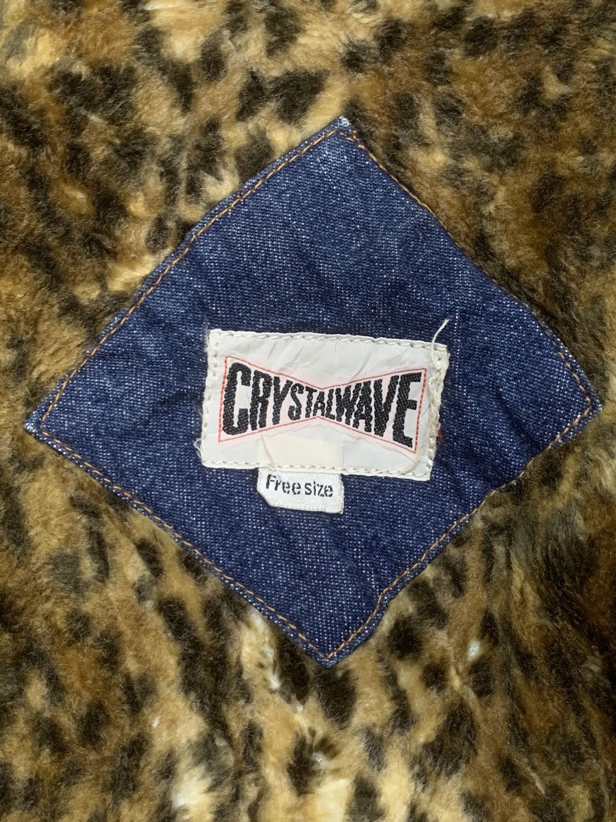 Japanese Brand Rare Design Vintage Crystalwave Denim Jackets Size XL / US 12-14 / IT 48-50 - 6 Thumbnail