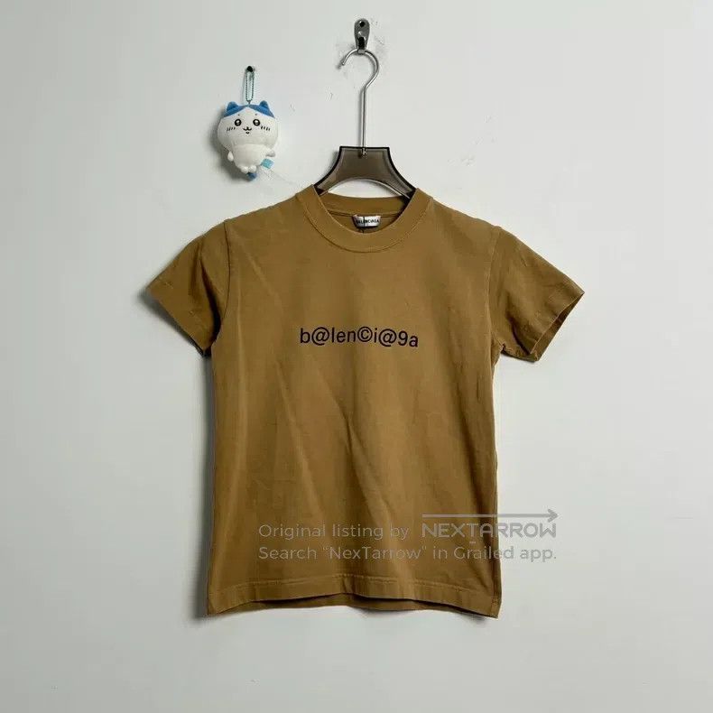 Balenciaga Balenciaga Khaki Letter Logo Short Sleeve S Size Size US S / EU 44-46 / 1 - 1 Thumbnail