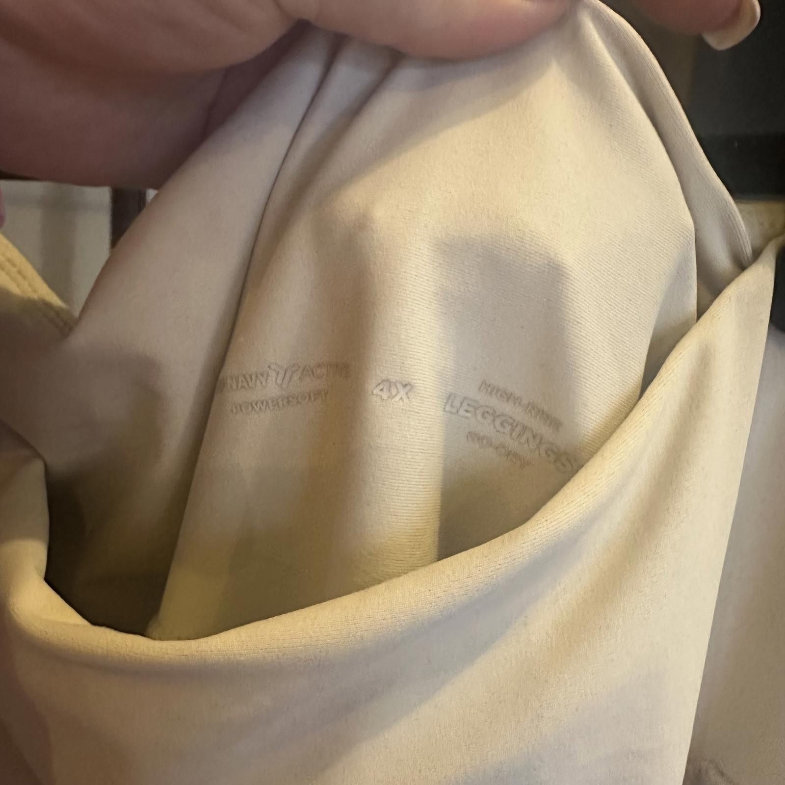 Designer Comfortable Loose-Fit Cream Joggers 4X Size 42" / US 20 - 2 Thumbnail
