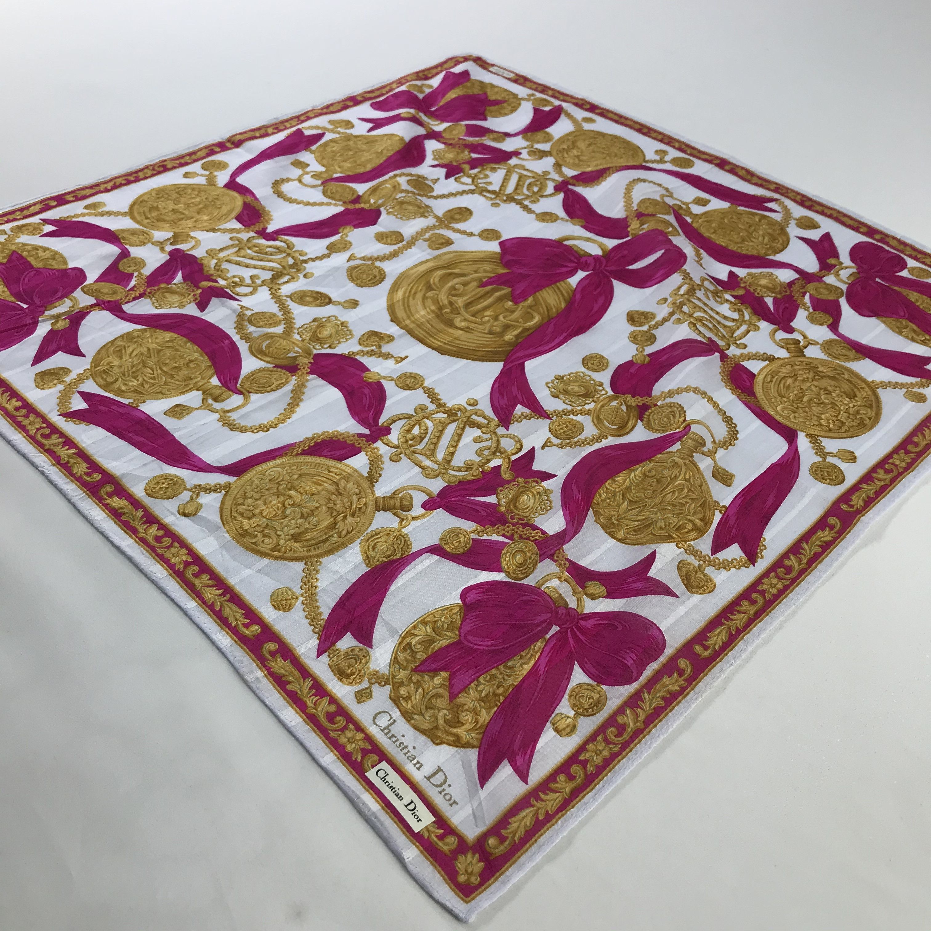 Vintage Christian Dior Bandana / Handkerchief / Neckerchief - S1184 Size ONE SIZE - 2 Thumbnail