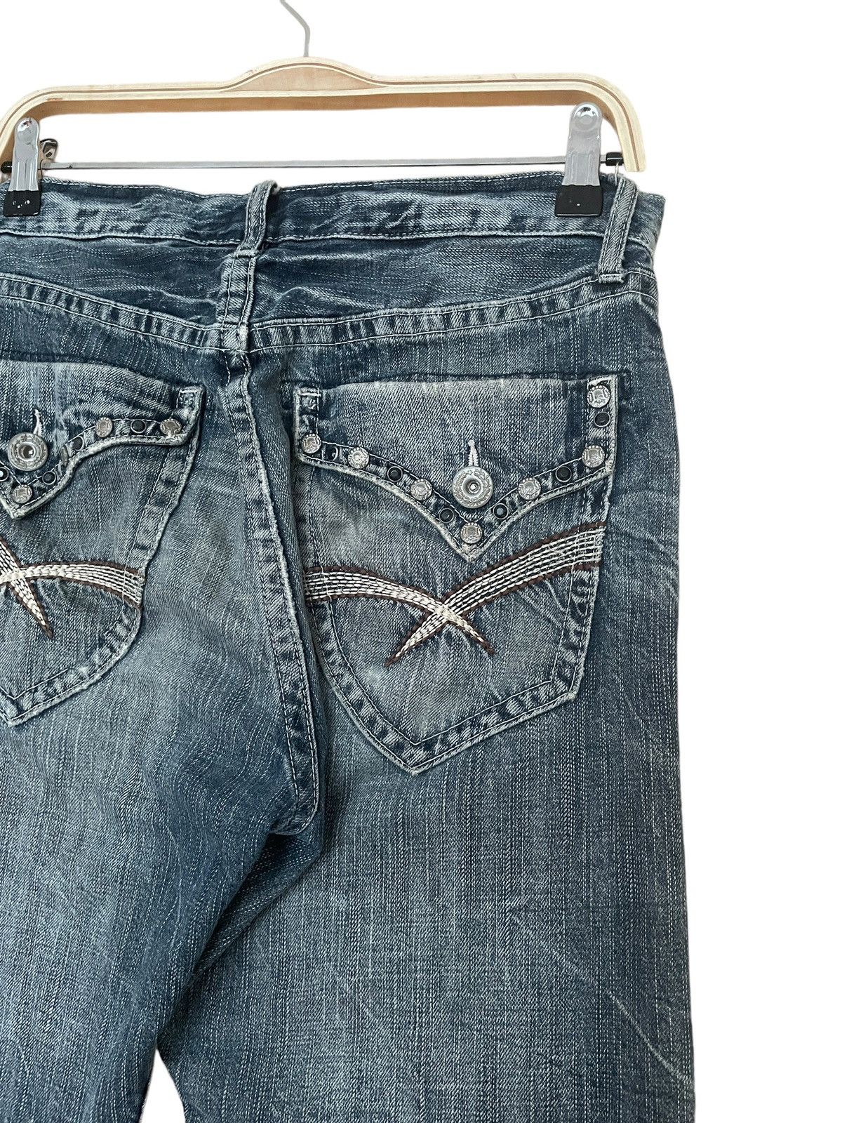 Japanese Brand Vintage Japanese Brand Oririn Patchwork Jeans 1990s Size US 32 / EU 48 - 6 Thumbnail