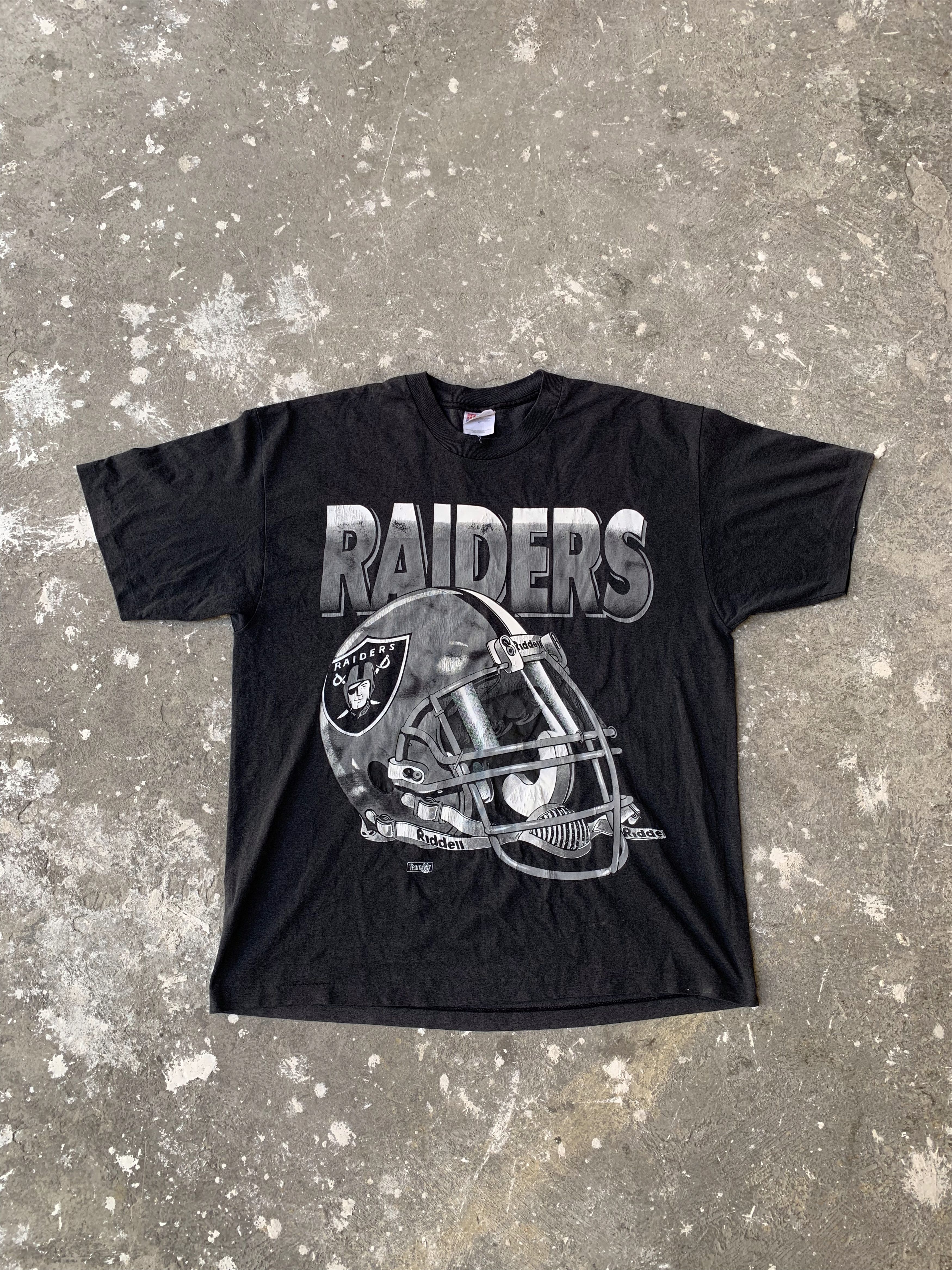 Vintage Vintage Raiders Riddell Helmet Big Print Size US XL / EU 56 / 4 - 1 Thumbnail
