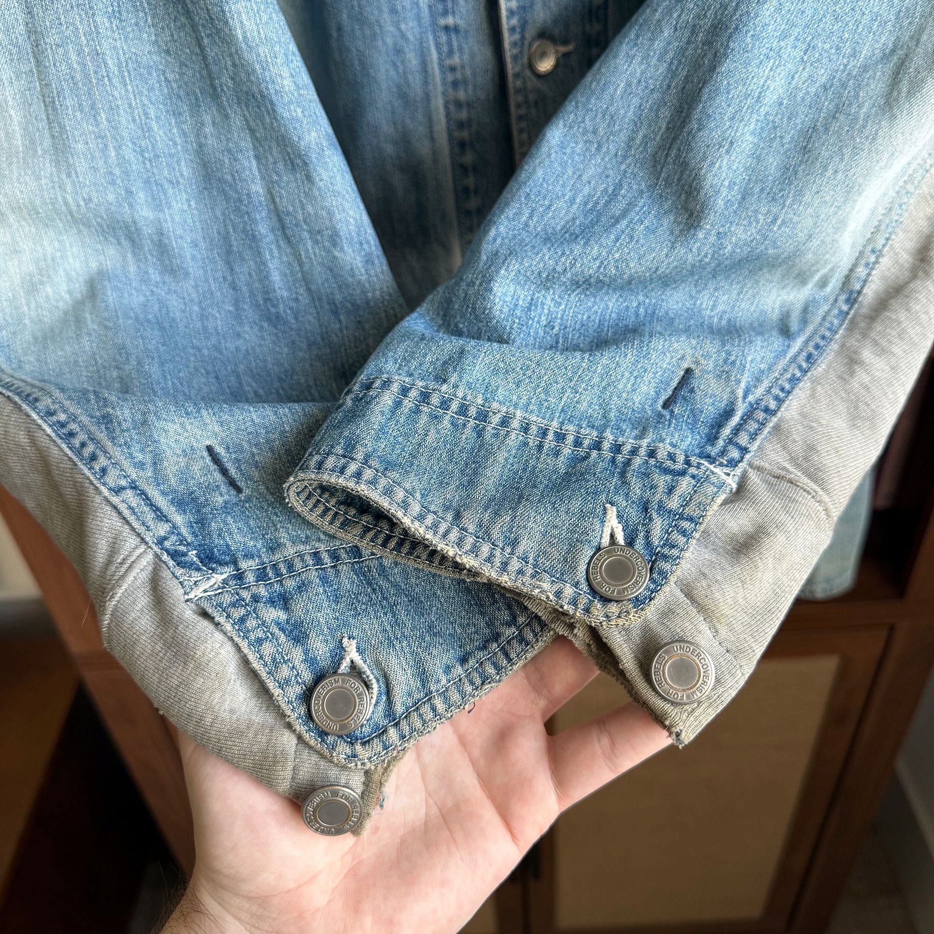 Undercover AW03 Paper Doll Hybrid Reconstructed Denim Chore Jacket Size US L / EU 52-54 / 3 - 11 Thumbnail
