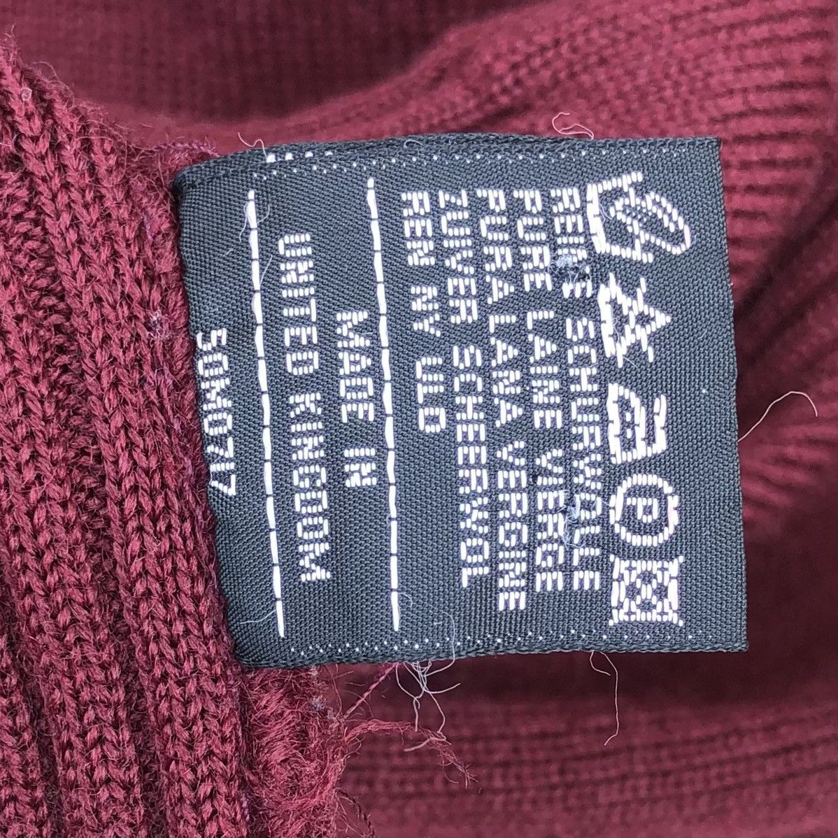 Burberry VTG Burberrys 100% Pure Wool With Burgundy Inserts Leather Size US M / EU 48-50 / 2 - 18 Thumbnail